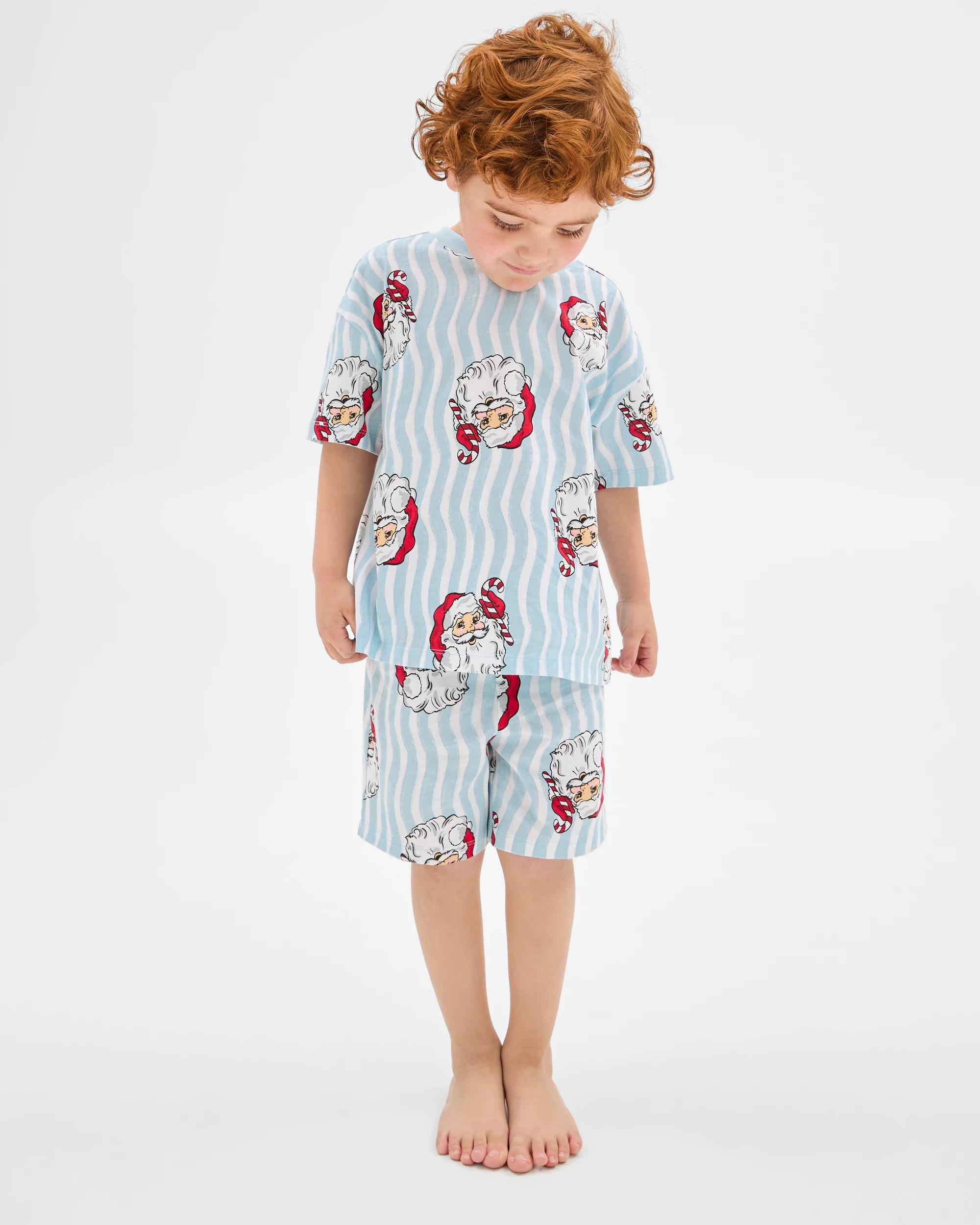 1 Target Family Matching Christmas Santa Australian Cotton Younger Boys Pyjama Set SANTA, 1 of 8