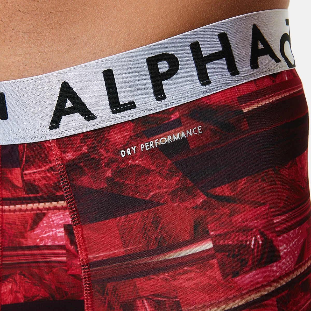 4 Long Sports Trunks Red Chaos, 4 of 5