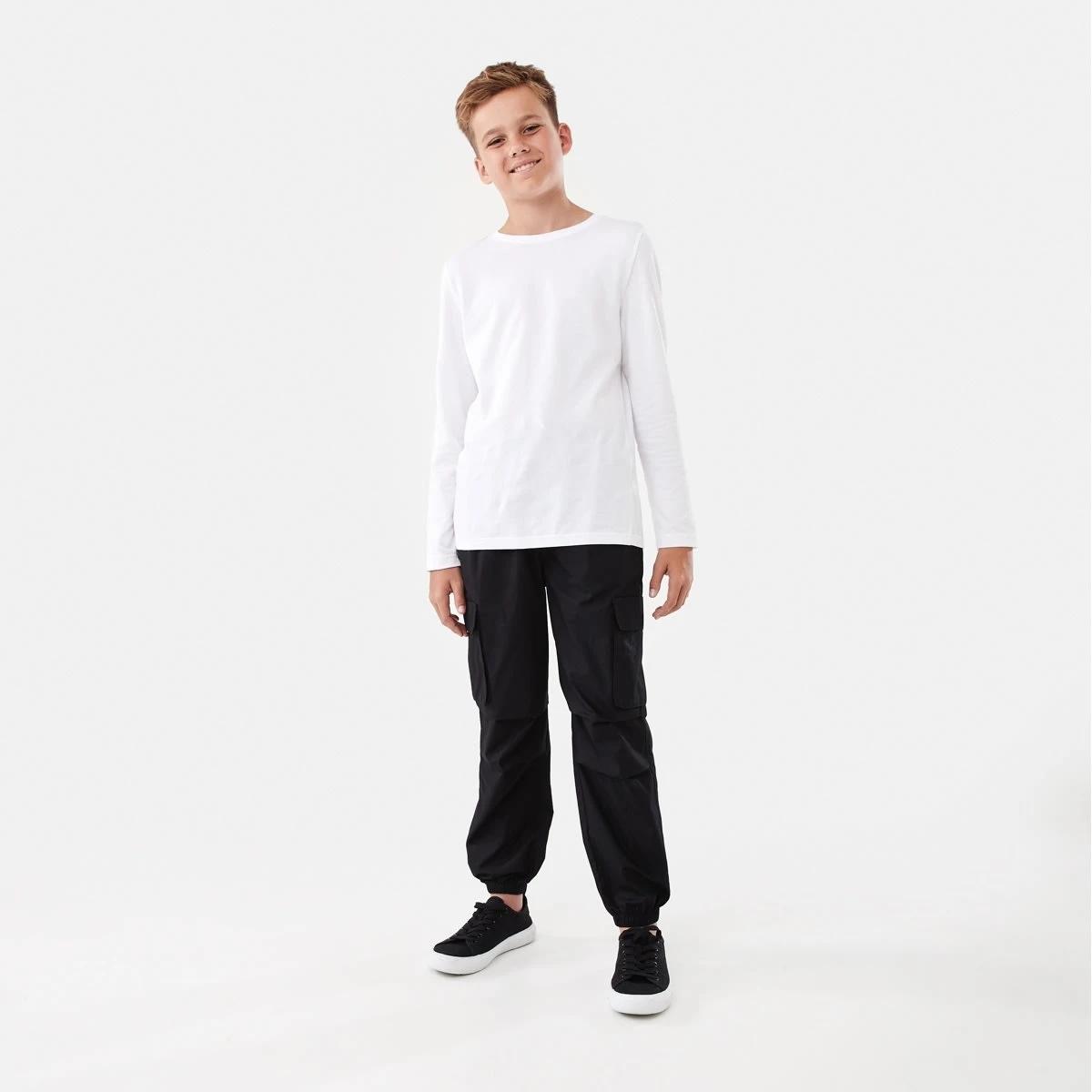 6 Parachute Pants BLACK, 6 of 9