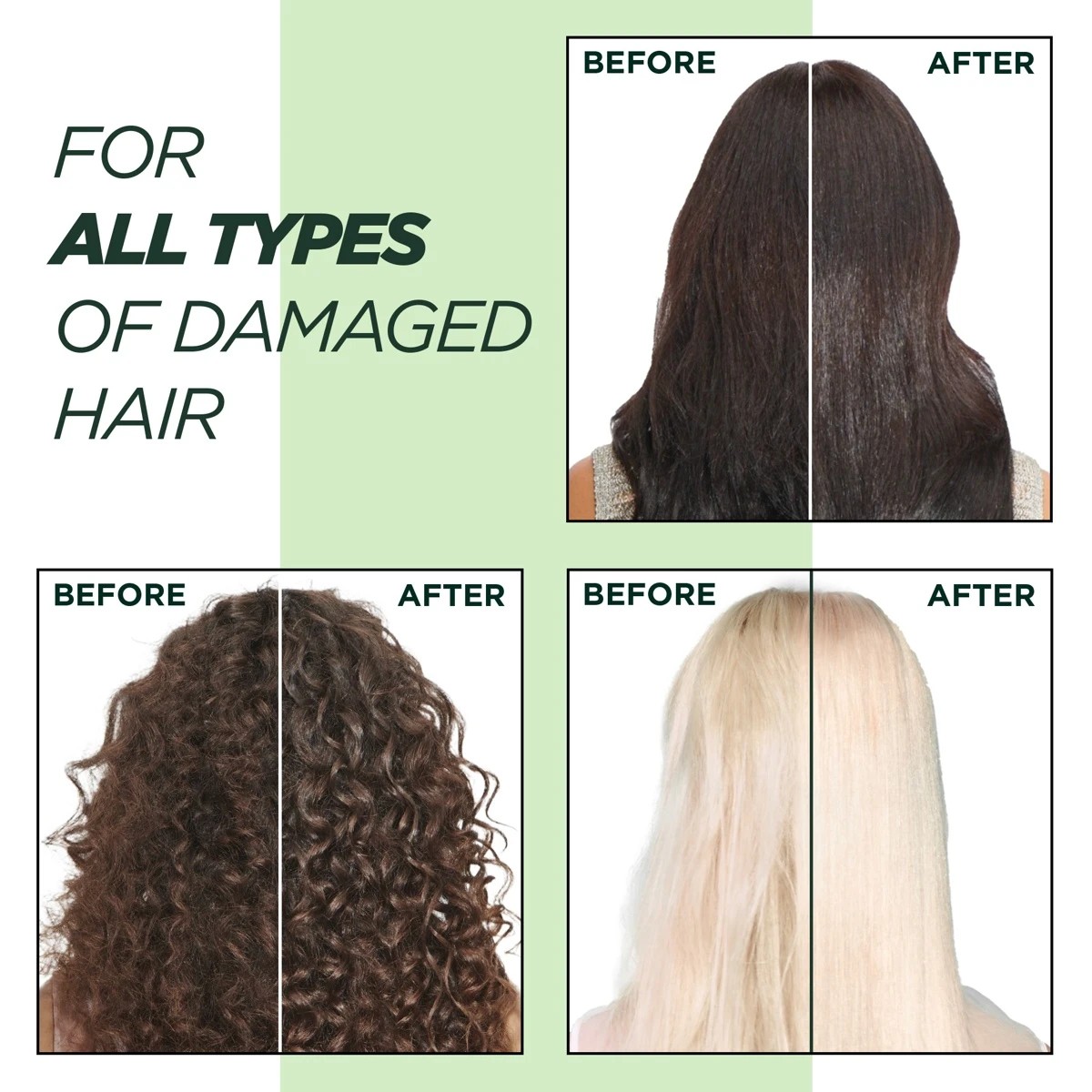 3 Garnier Fructis 10-in-1 Leave-In Damage Eraser Spray 150ml - Marula Oil and 2 Percent Keratin Repair Complex, 3 of 9