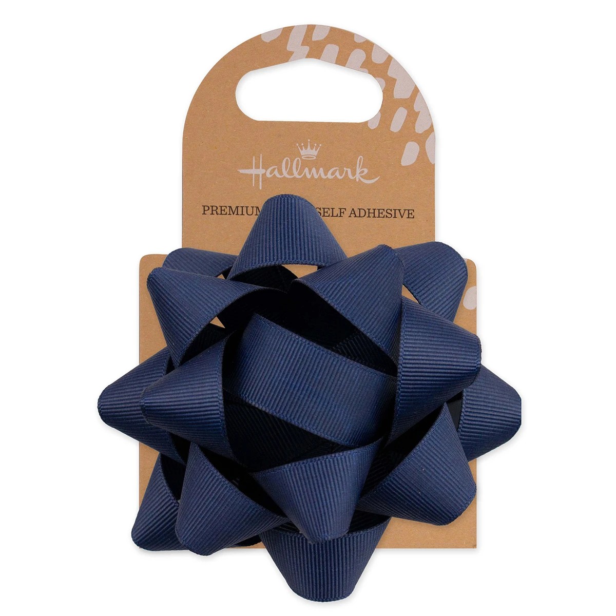 1 Hallmark Premium Self Adhesive Gift Bow - Navy Blue, 1 of 2