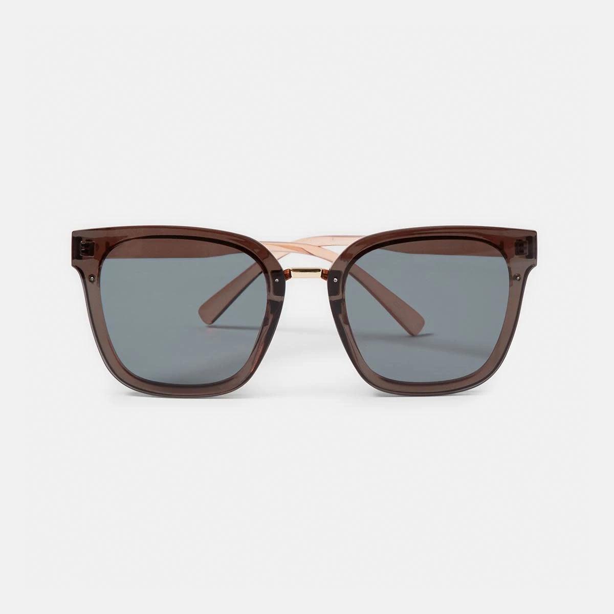 2 Oversized Square Frame Sunglasses Smoke Blk, 2 of 6