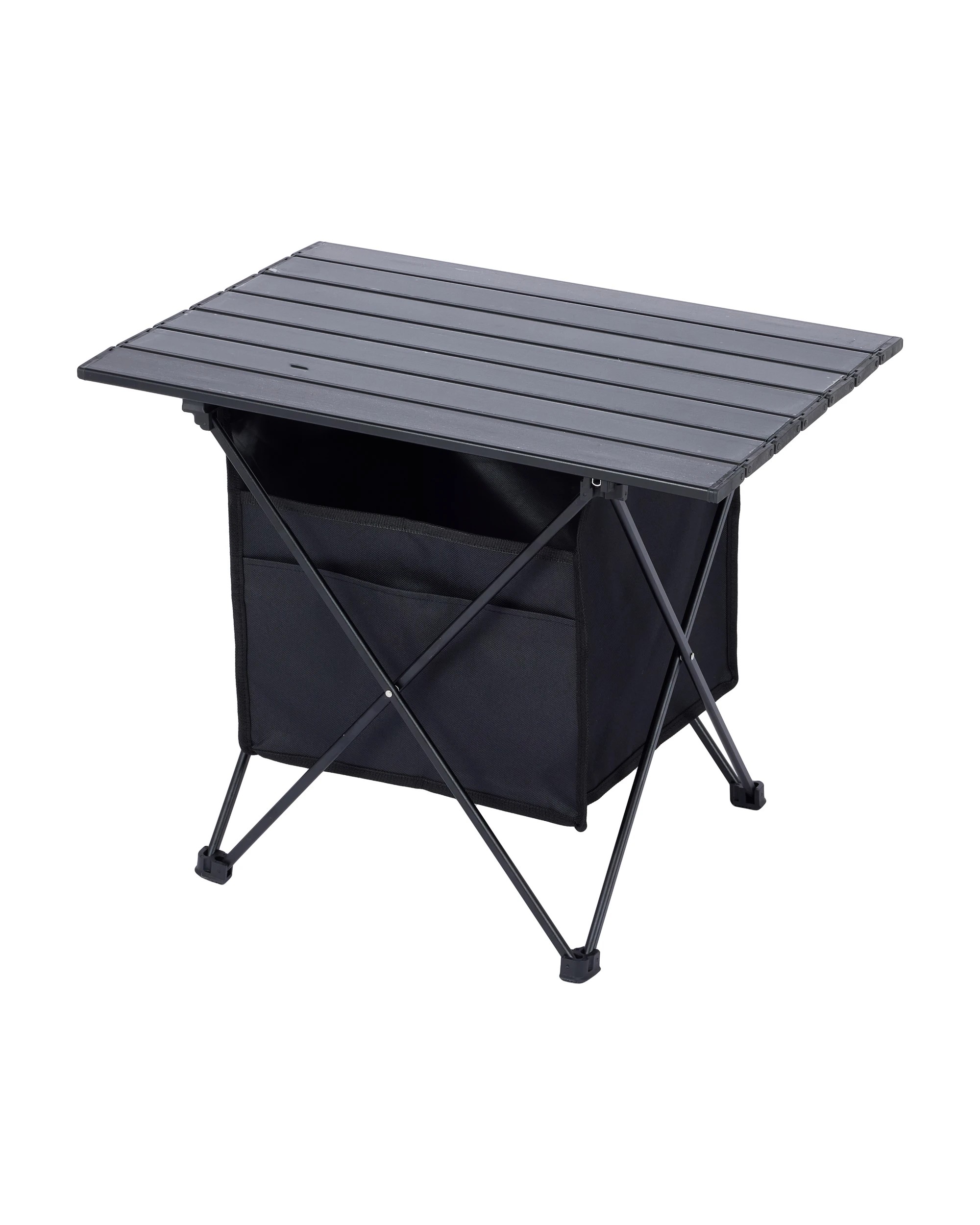 1 Aluminium Table with Storage, 1 of 7