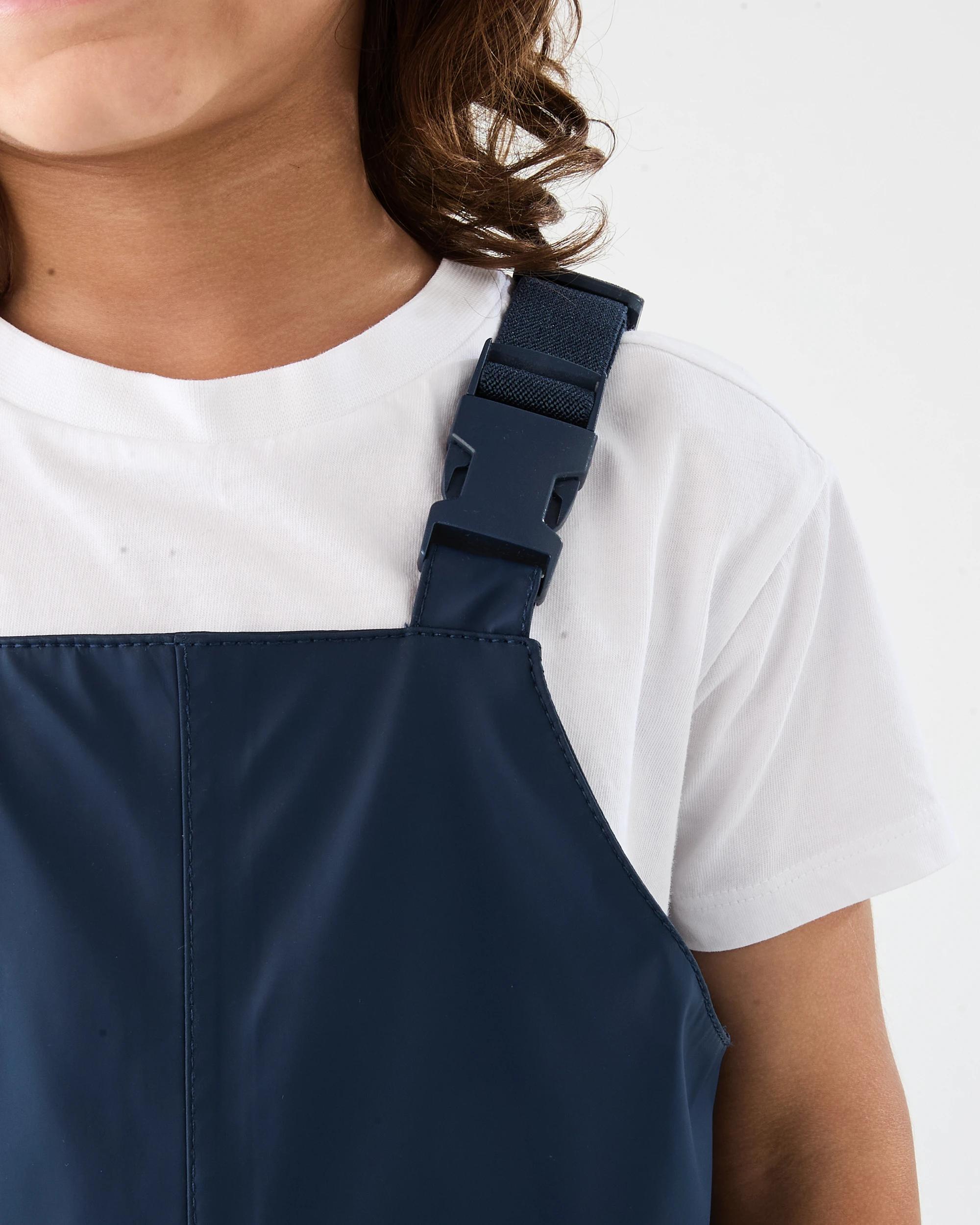 5 Overalls Dress Navy, 5 of 6