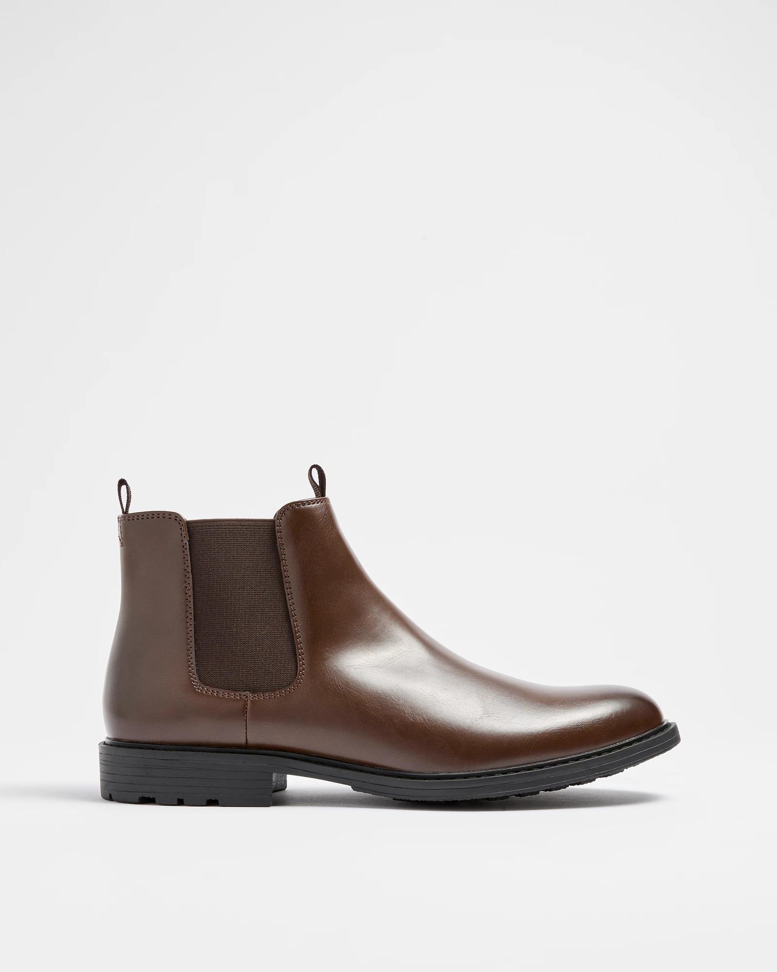 2 Target Mens Cleated Pu Chelsea Boot - Troy BROWN, 2 of 3