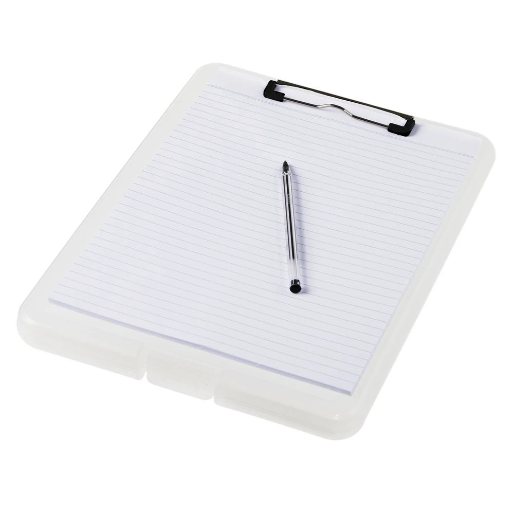 2 J.Burrows A4 Storage Clipboard Clear, 2 of 2