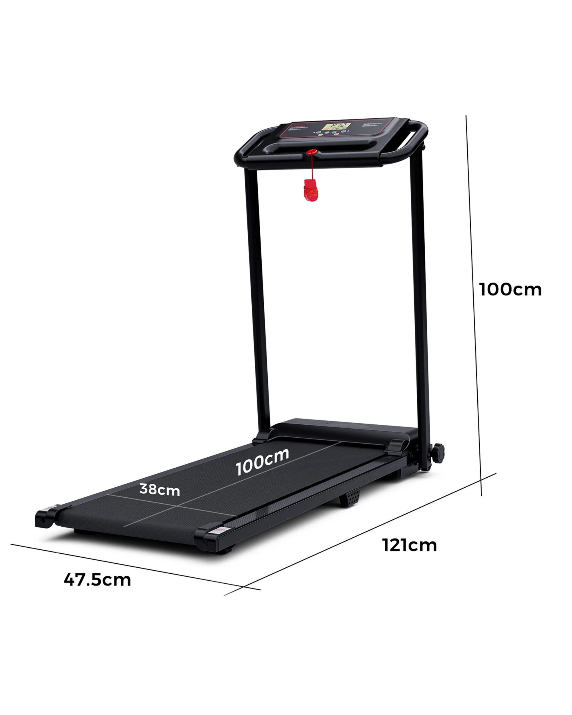 7 Yopower Foldable Treadmill for Home,  Under Desk Walking Pad with Handle, 7 of 7
