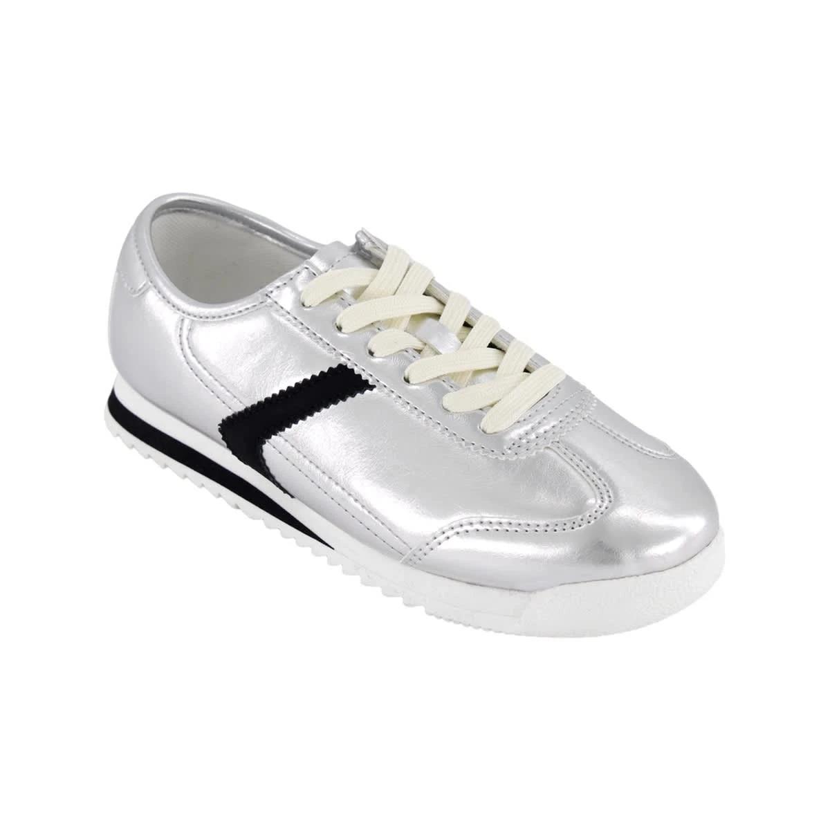 1 Senior Retro Sneakers Silver, 1 of 5