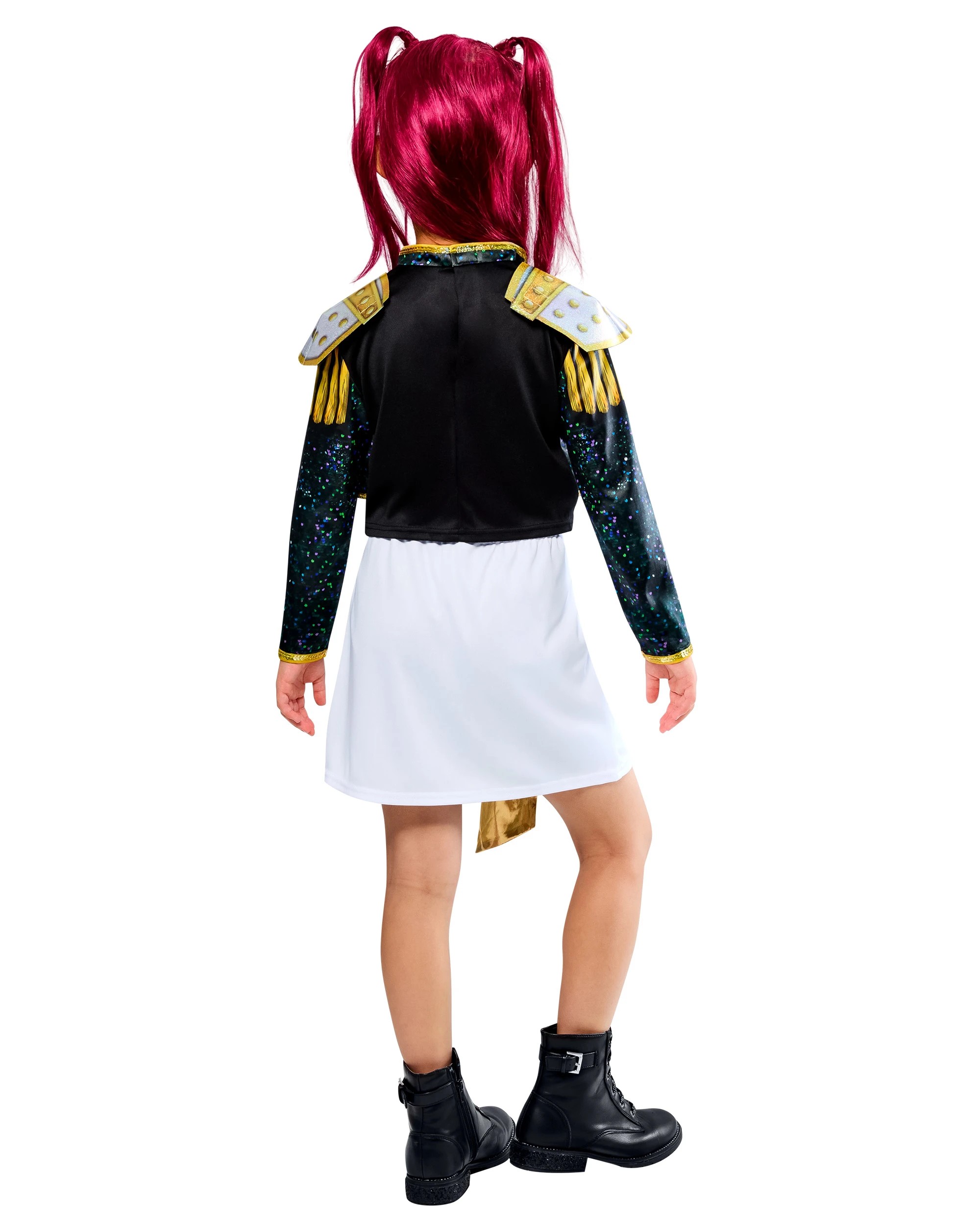 3 KPop Demon Hunters K - Pop Demon Hunters Mira Golden Deluxe Child Costume - Size 9 - 10yrs - Black, 3 of 7