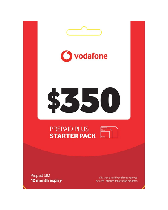Vodafone $350 Prepaid Eco-SIM