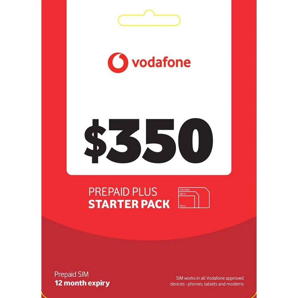 1 Vodafone $350 Prepaid Eco-SIM, 1 of 1