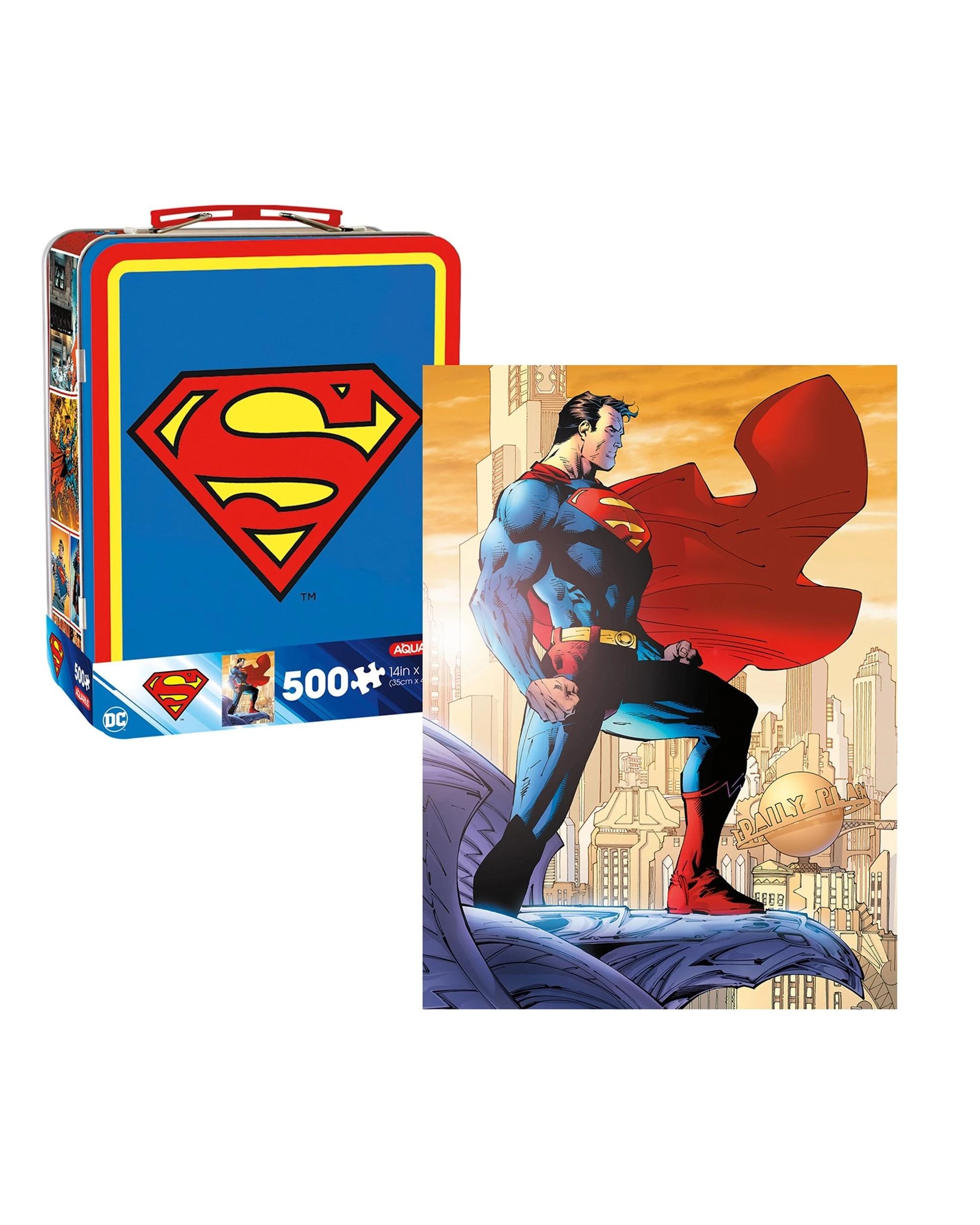 1 Aquarius Superman with 500pc Puzzle Carry All Fun Box, 1 of 3