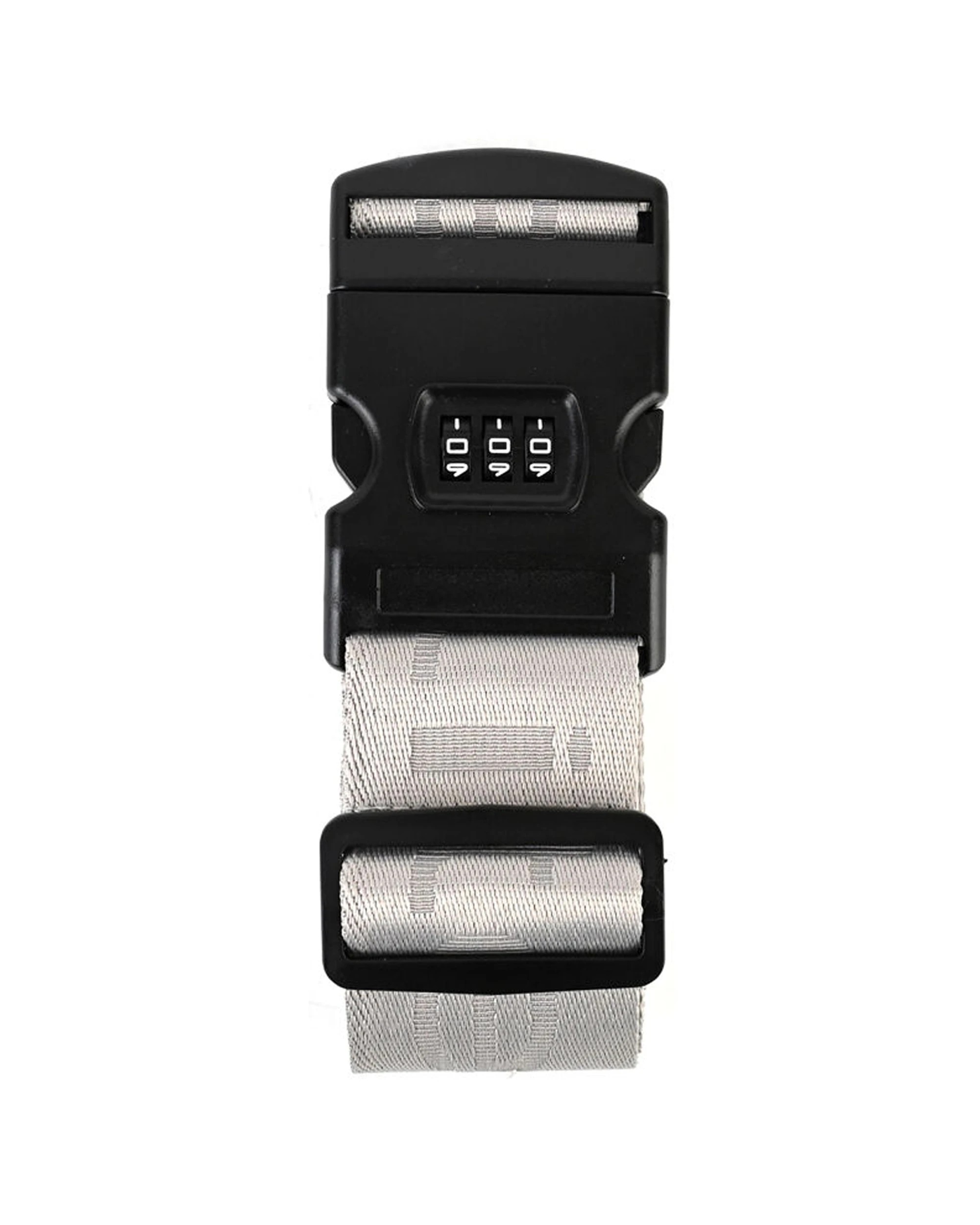 2 Paklite Luggage Strap Accessory With 3 Digit Combination Lock Adjustable 5x184cm - Grey, 2 of 5