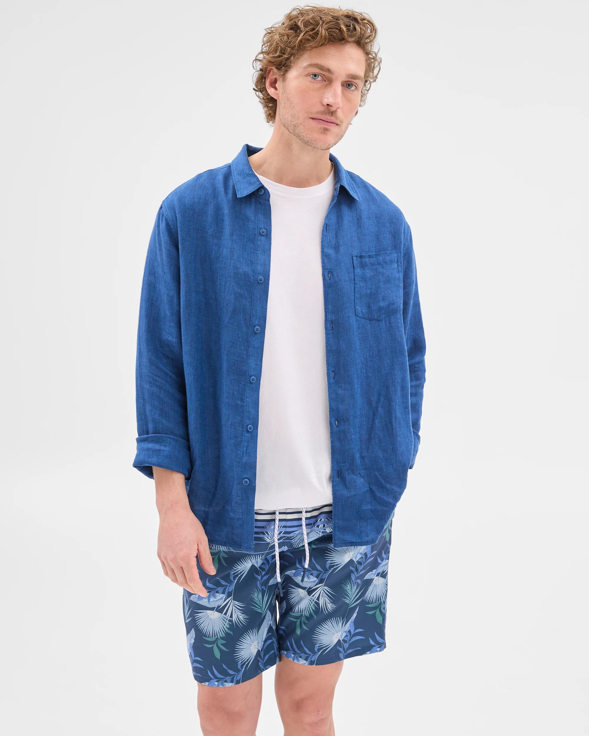 1 Target Print Swim Boardshorts NAVY, 1 of 10