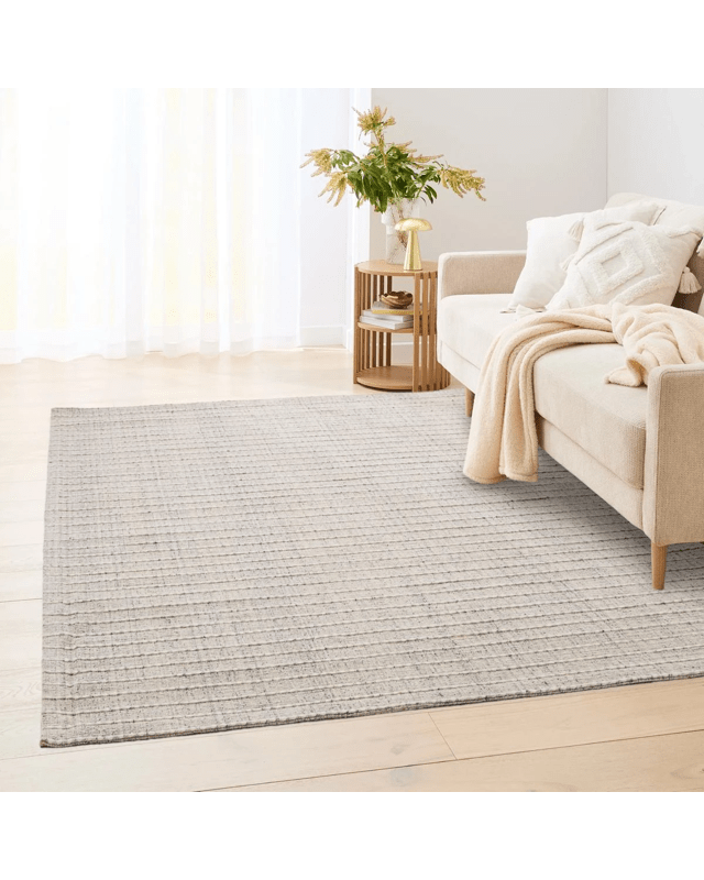 Arlo Wool Rich Rug - Grey, Large - 235cm x 1