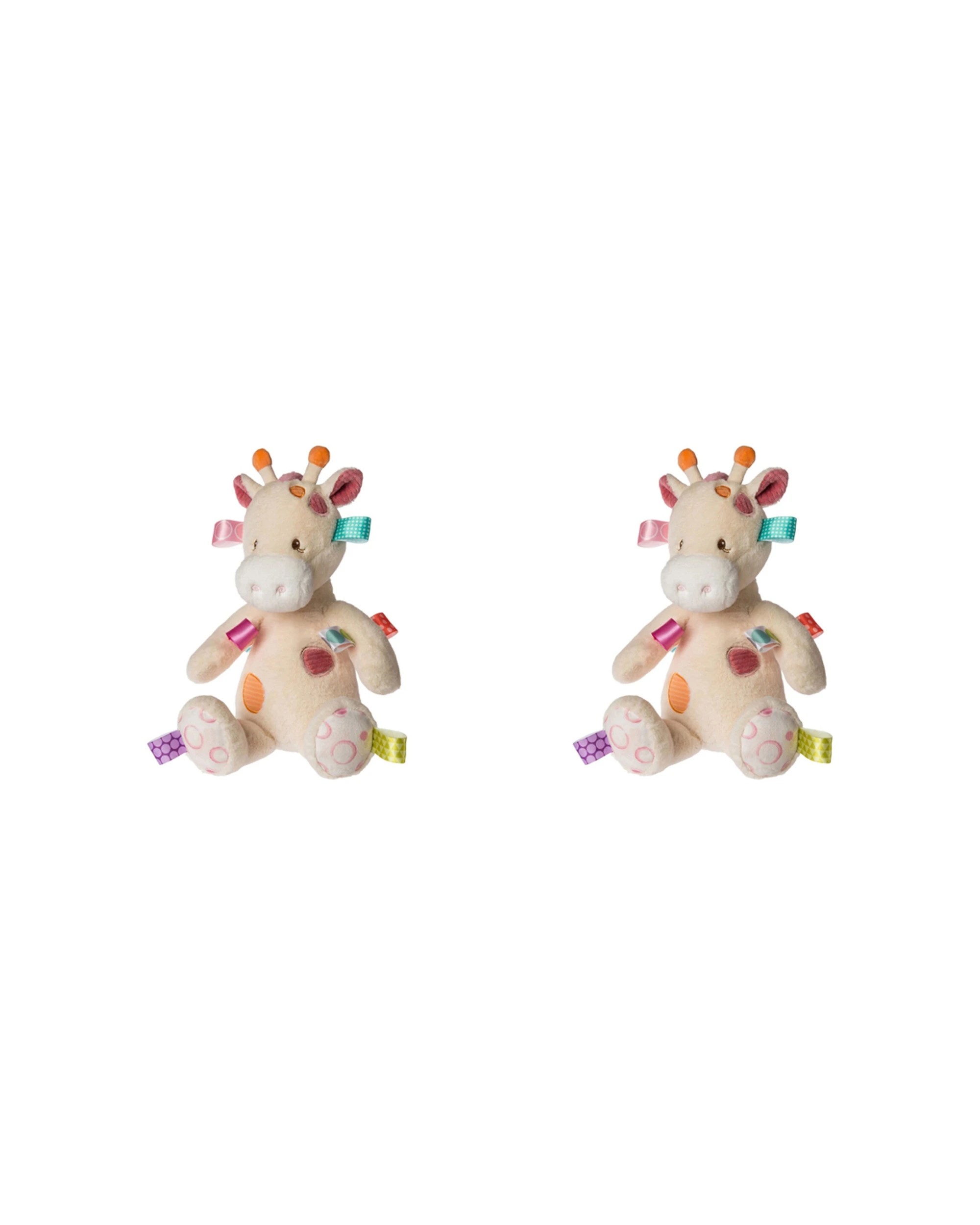 1 Mary Meyer Taggies 2pc Tilly Giraffe Soft Plush Kids Toy 30cm - Green, 1 of 6