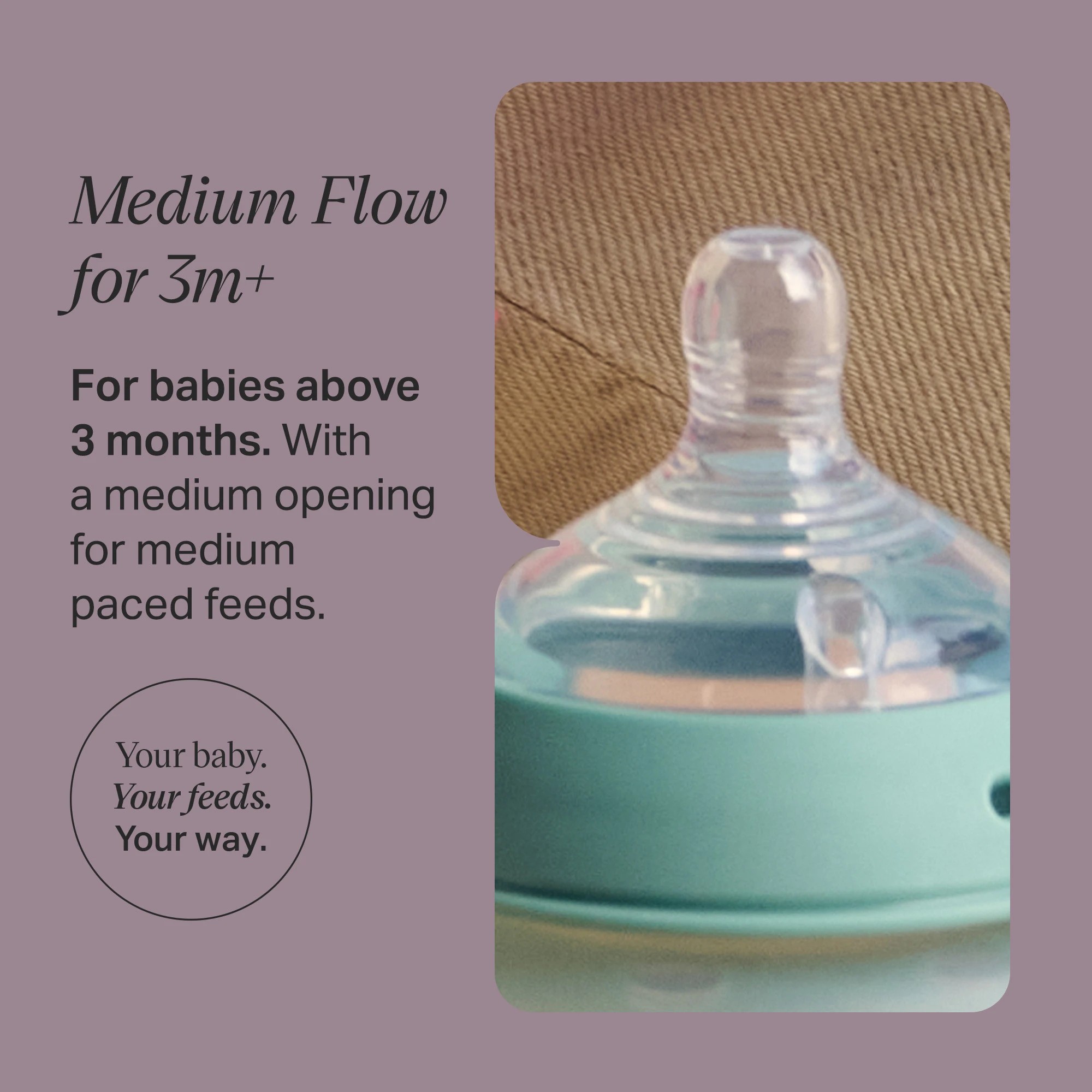 4 2 Pack Tommee Tippee Natural Start Medium Flow Teats, 4 of 8