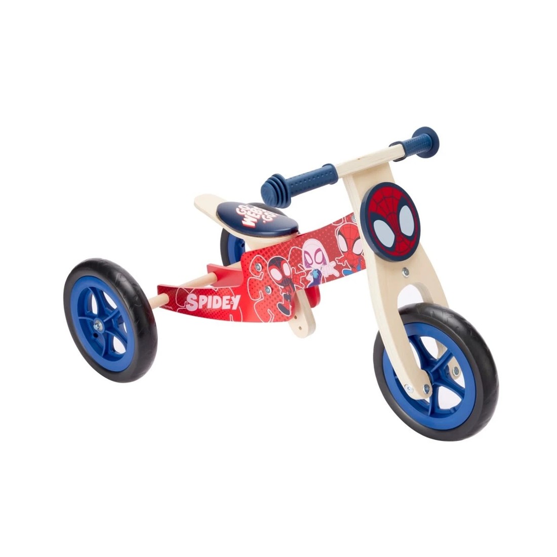 7 Disney Junior Marvel Spidey and His Amazing Friends 2-in-1 Wooden Balance Bike, 7 of 9