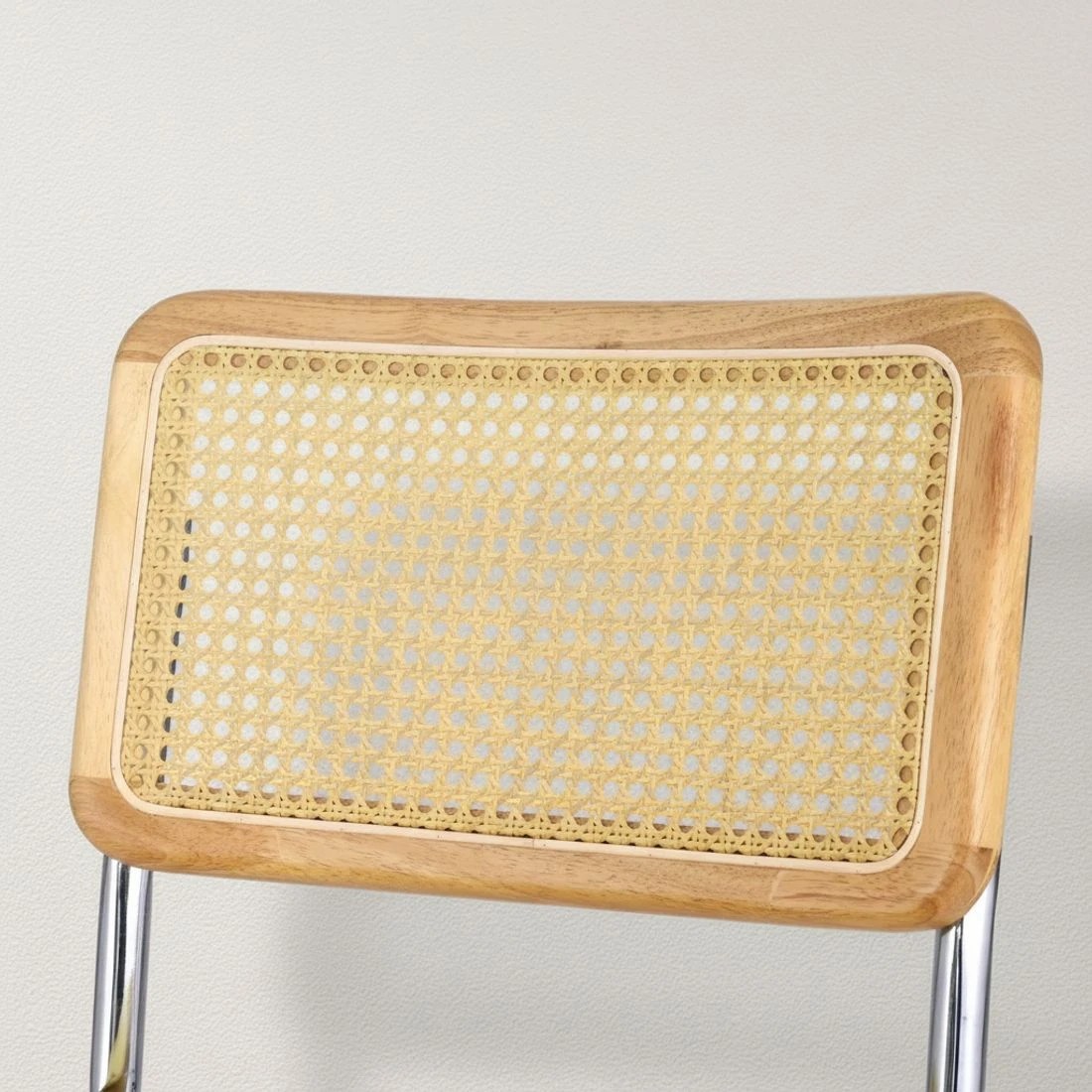 4 Artiss Dining Chairs Set of 2 Rattan Cantilever - Yellow, 4 of 5