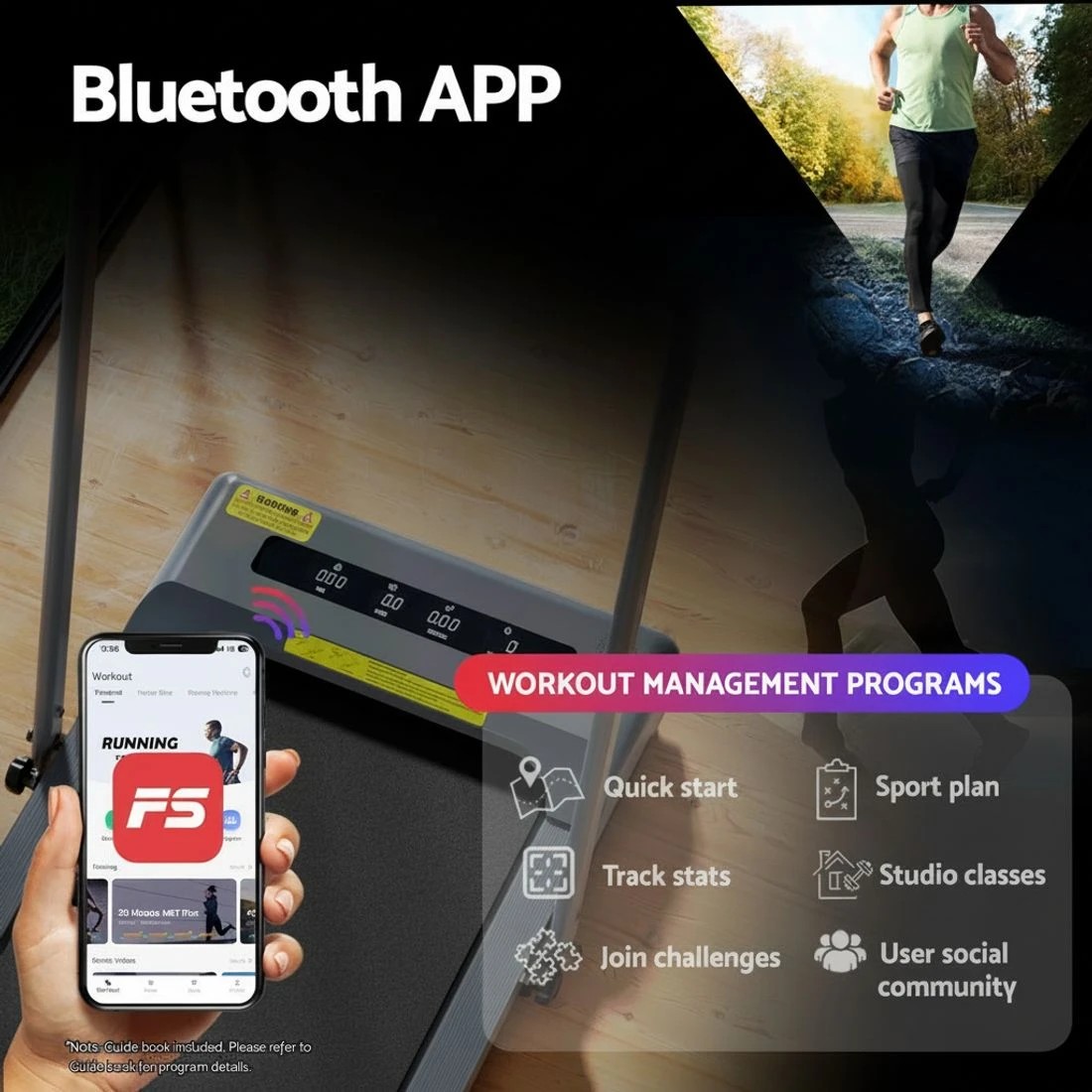 6 Everfit Treadmill Electric Walking Pad - Grey, 6 of 10