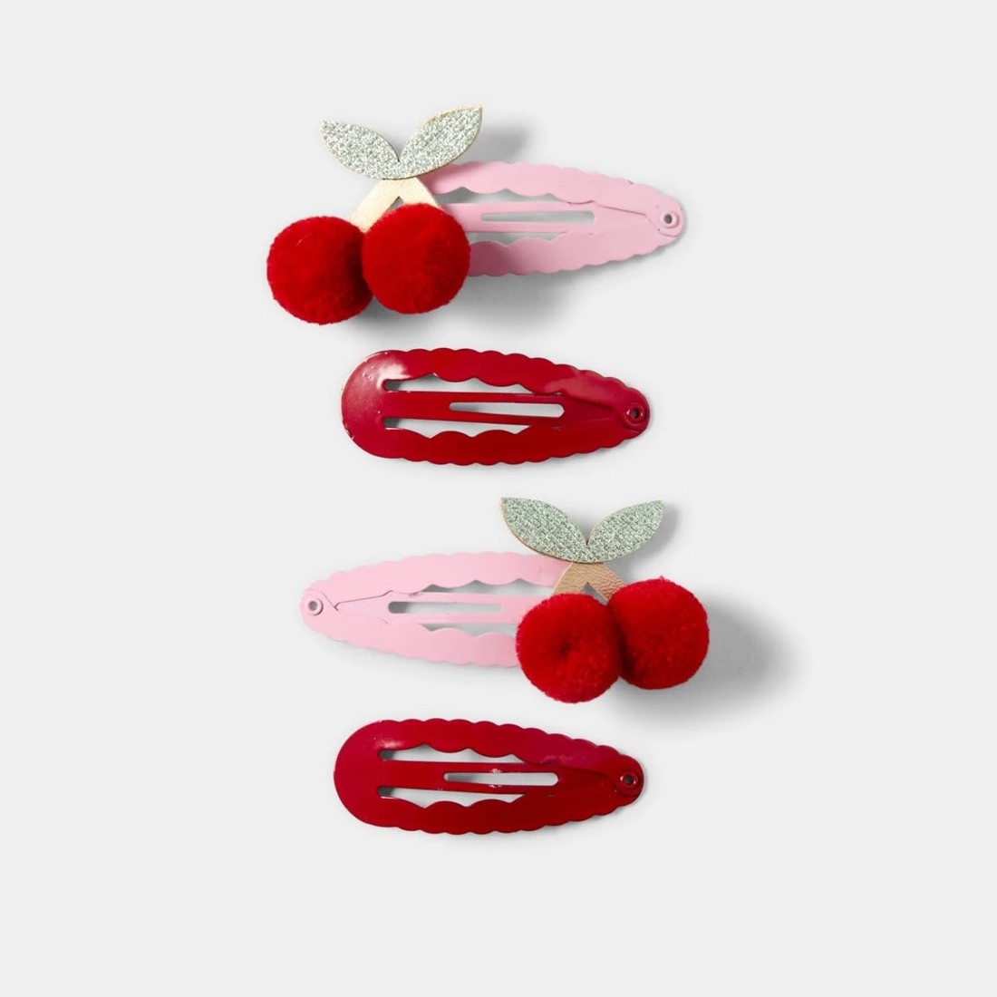 1 4 Pack Cherry Hair Clips, 1 of 5