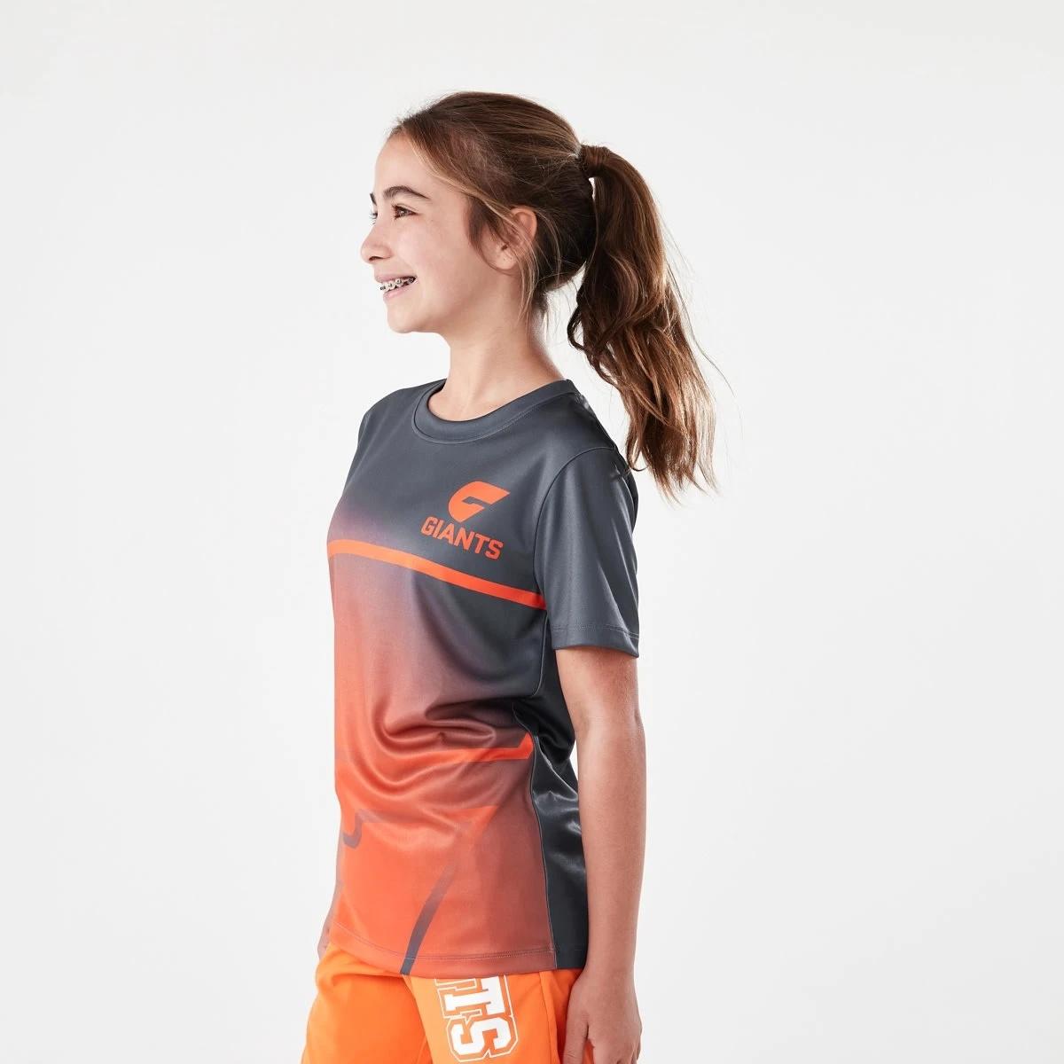 3 Official AFL Kids Training T-shirt Gws Giants, 3 of 10