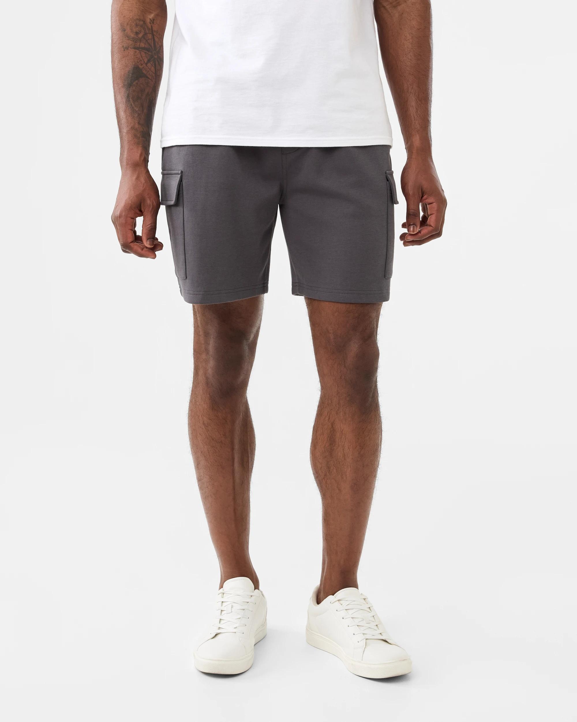 7 Interlock Cargo Shorts Gry Iron, 7 of 7