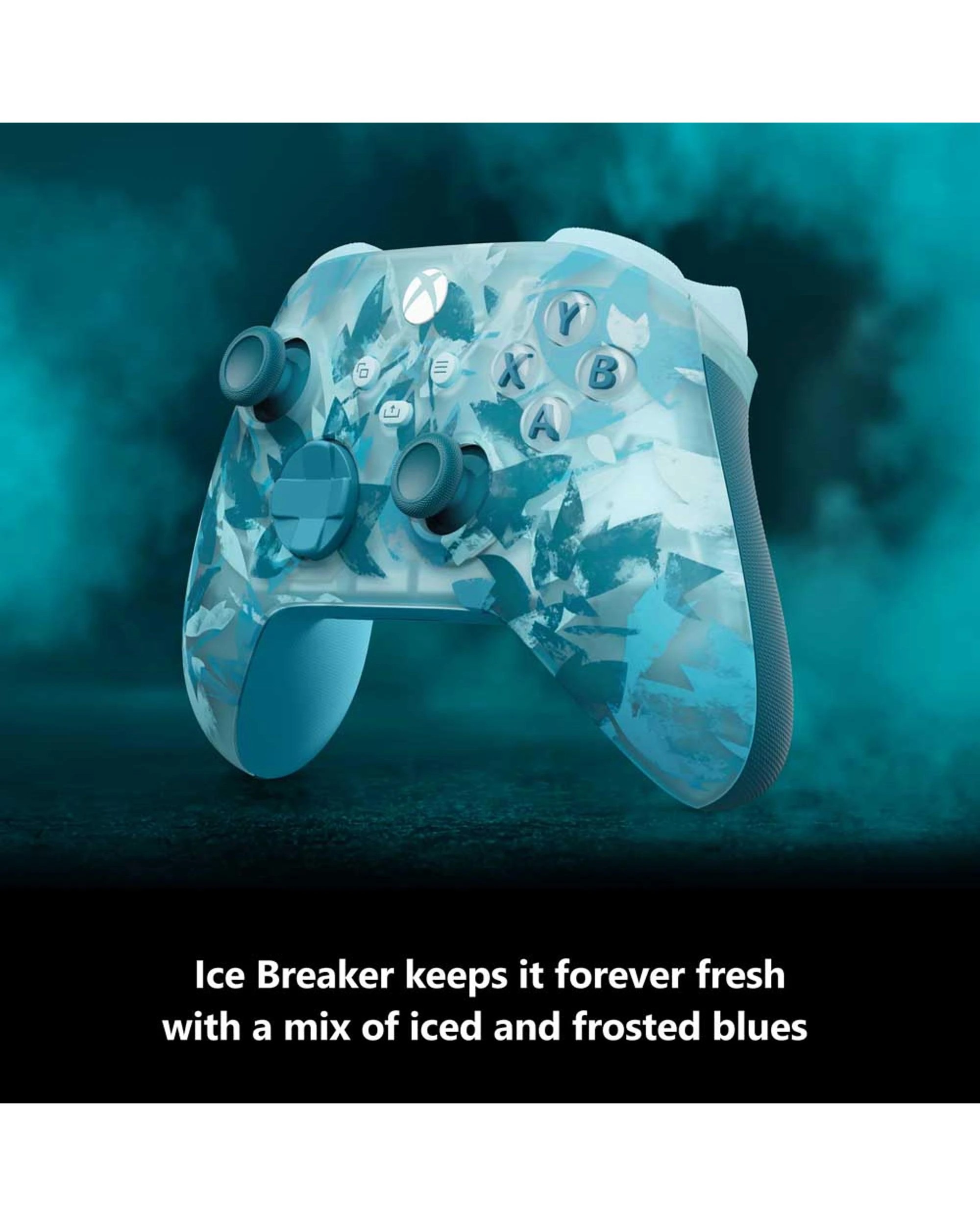 3 Xbox Wireless Controller - Ice Breaker Special Edition - Blue, 3 of 8
