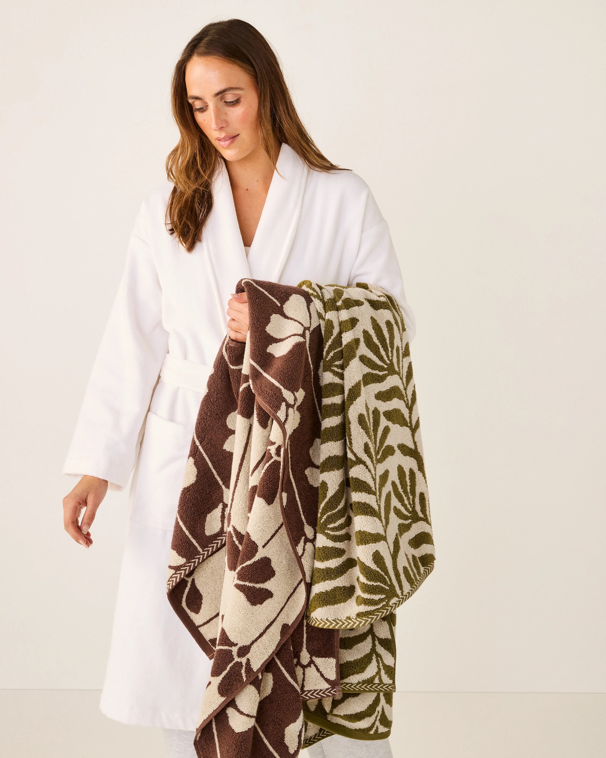 3 Target Lotus Australian Cotton Textured Bath Towel - Tiramisu - Brown, 3 of 3