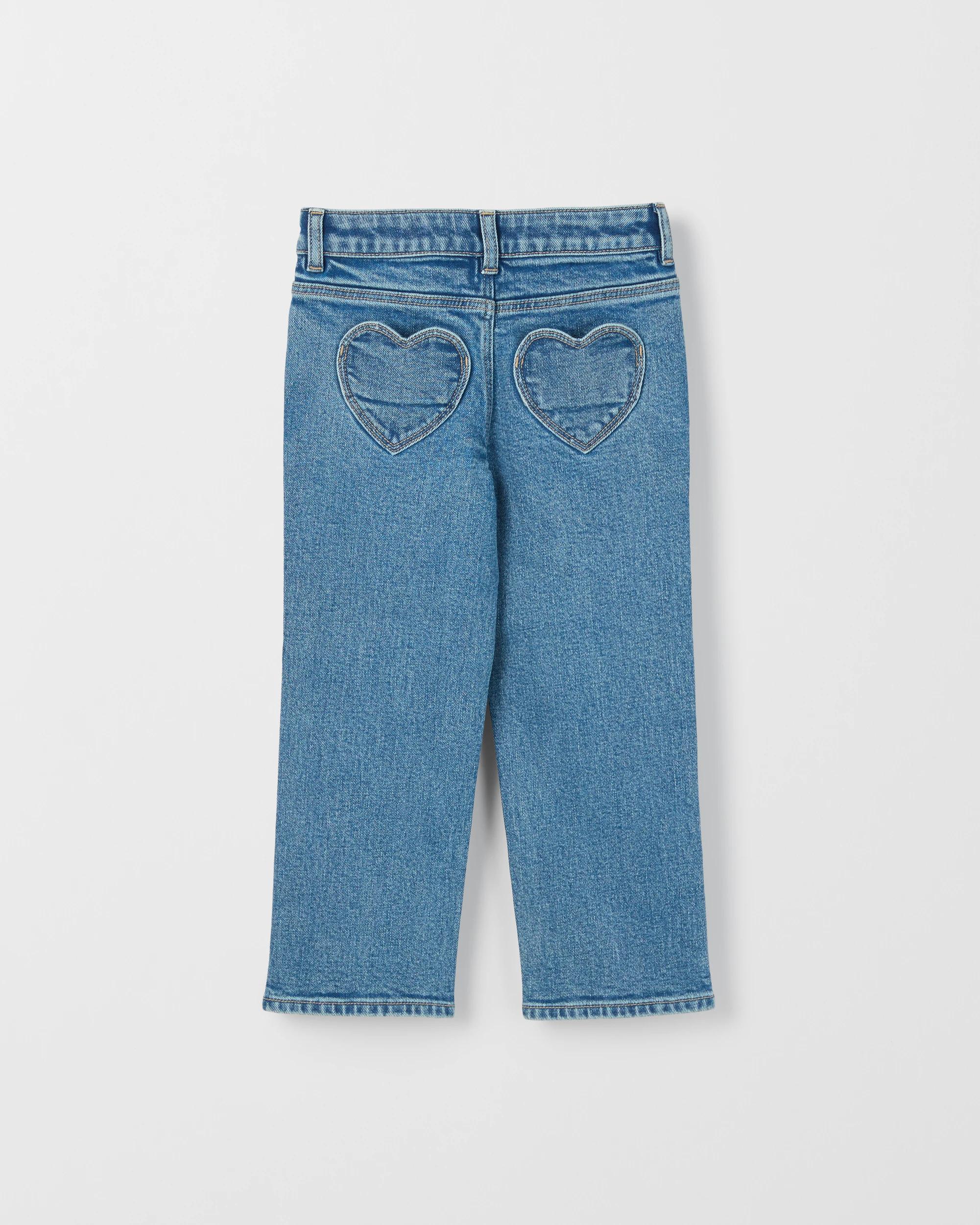 7 Target Denim Straight Leg Denim Jeans MID BLUE, 7 of 7