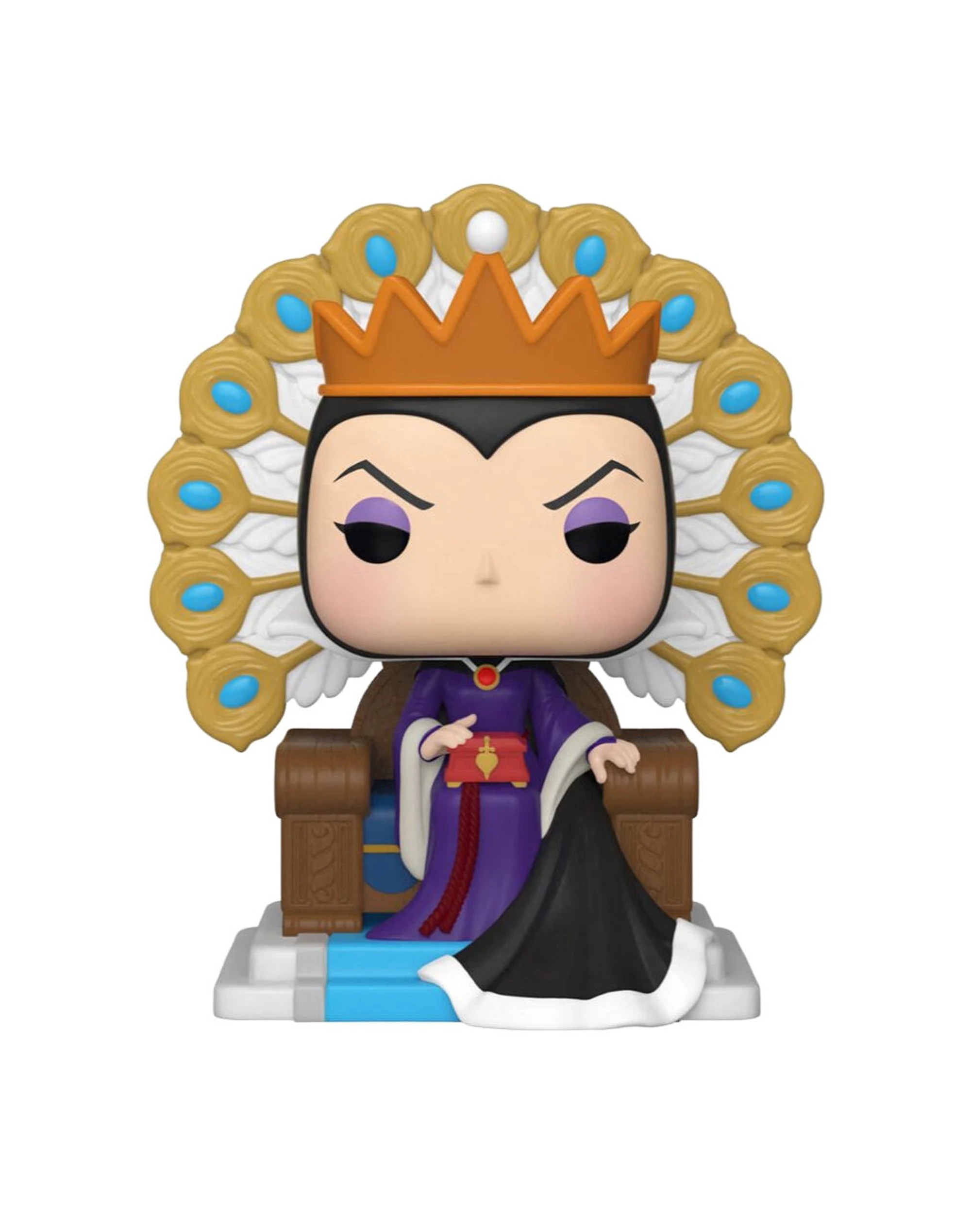 1 Disney Villains Evil Queen On Throne Pop Deluxe Action Figure 12.7cm Vinyl - Multi, 1 of 3