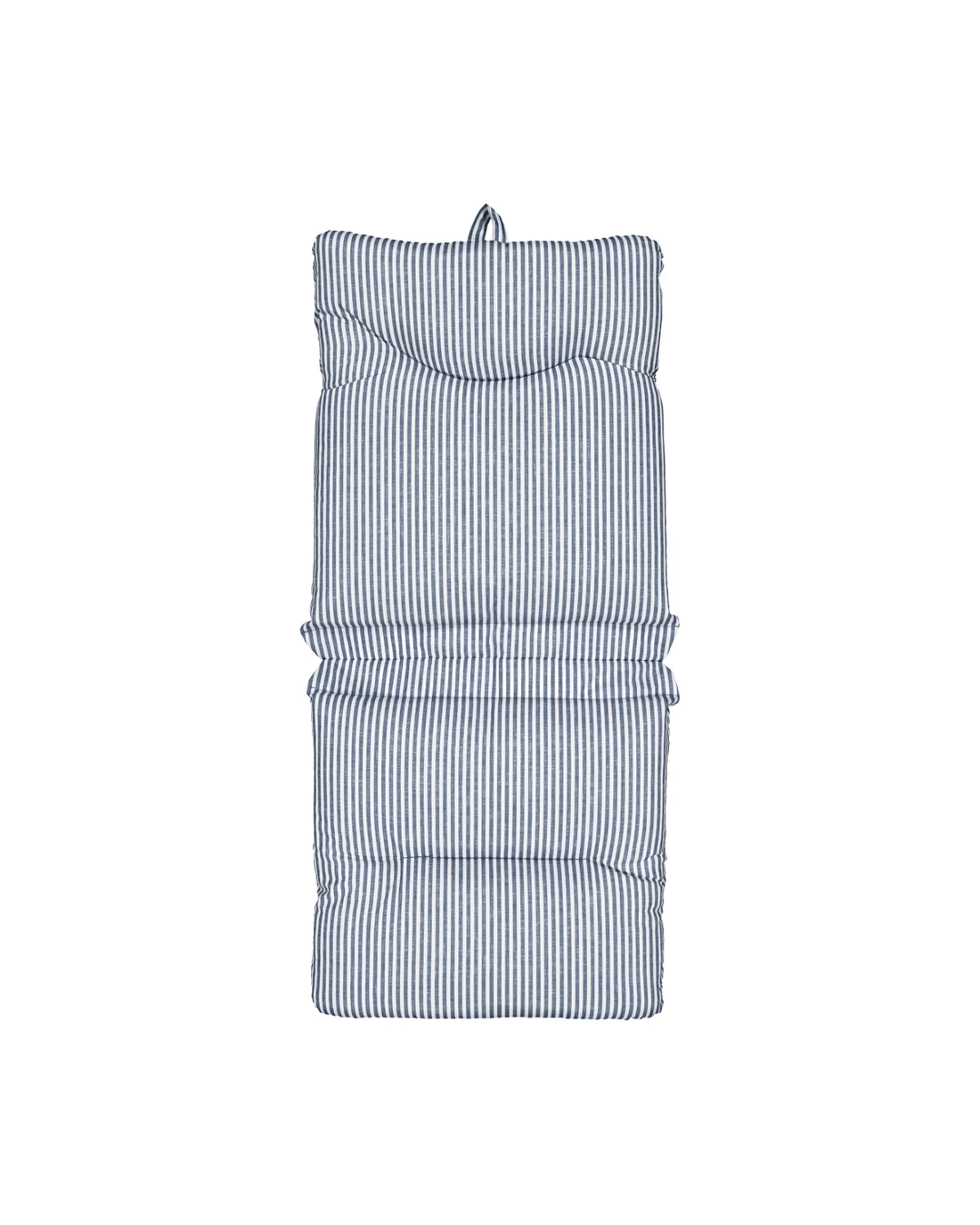 7 Outdoor High Back Cushion - Blue Stripe, 7 of 10