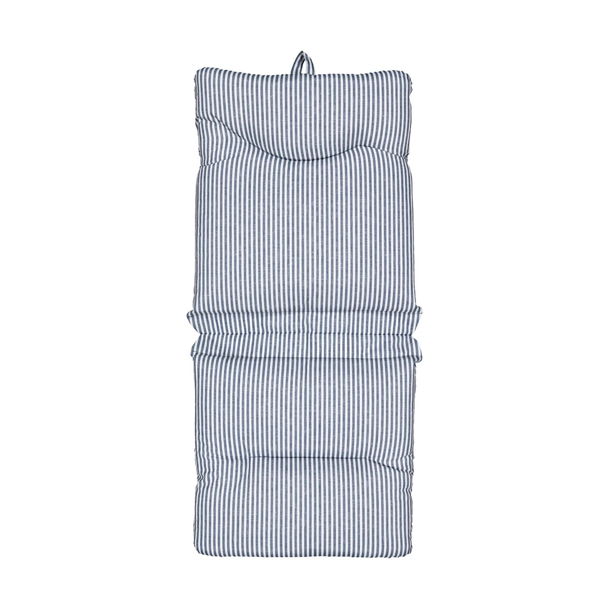 7 Outdoor High Back Cushion - Blue Stripe, 7 of 10