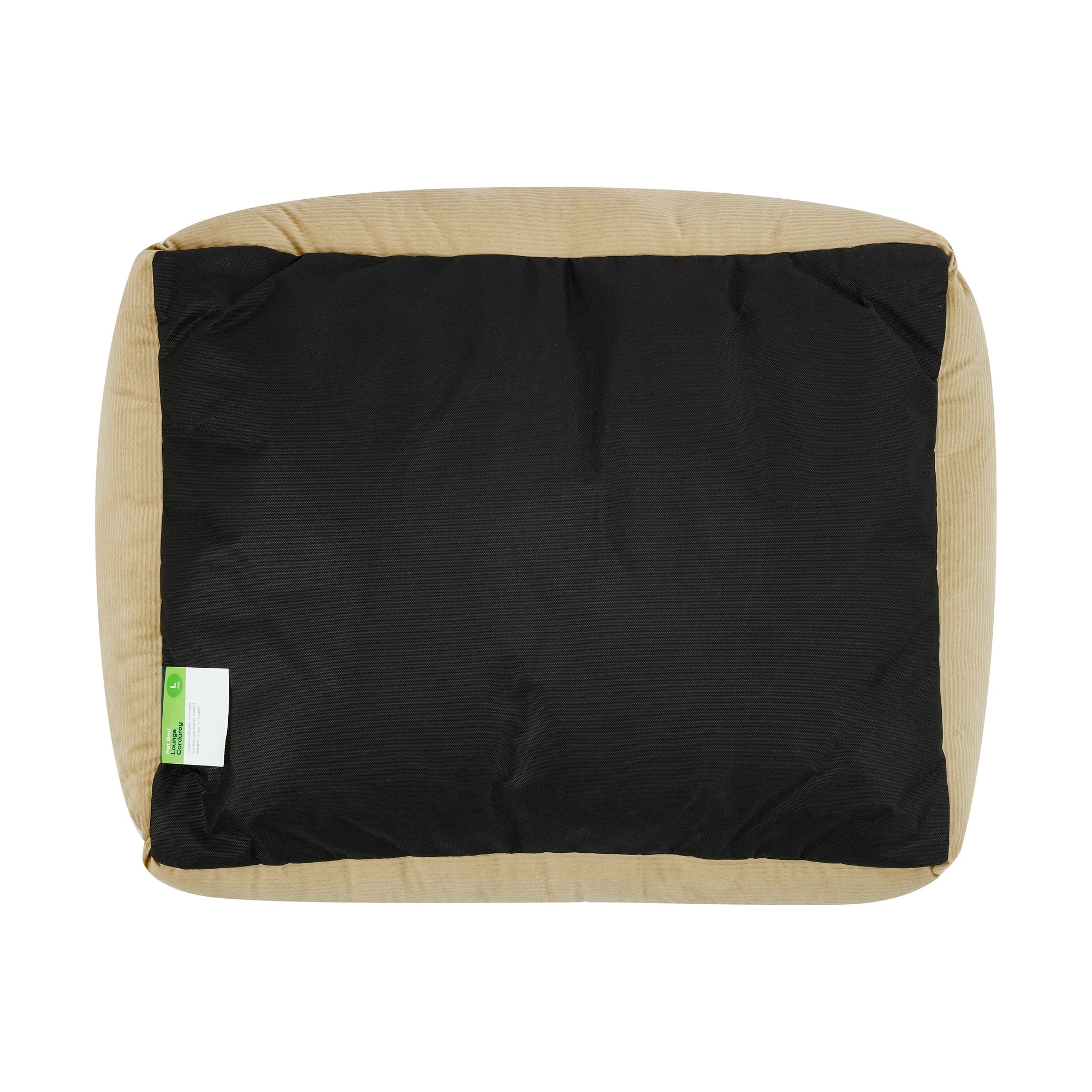 8 Pet Bed Lounge Corduroy - Large, Beige, 8 of 8