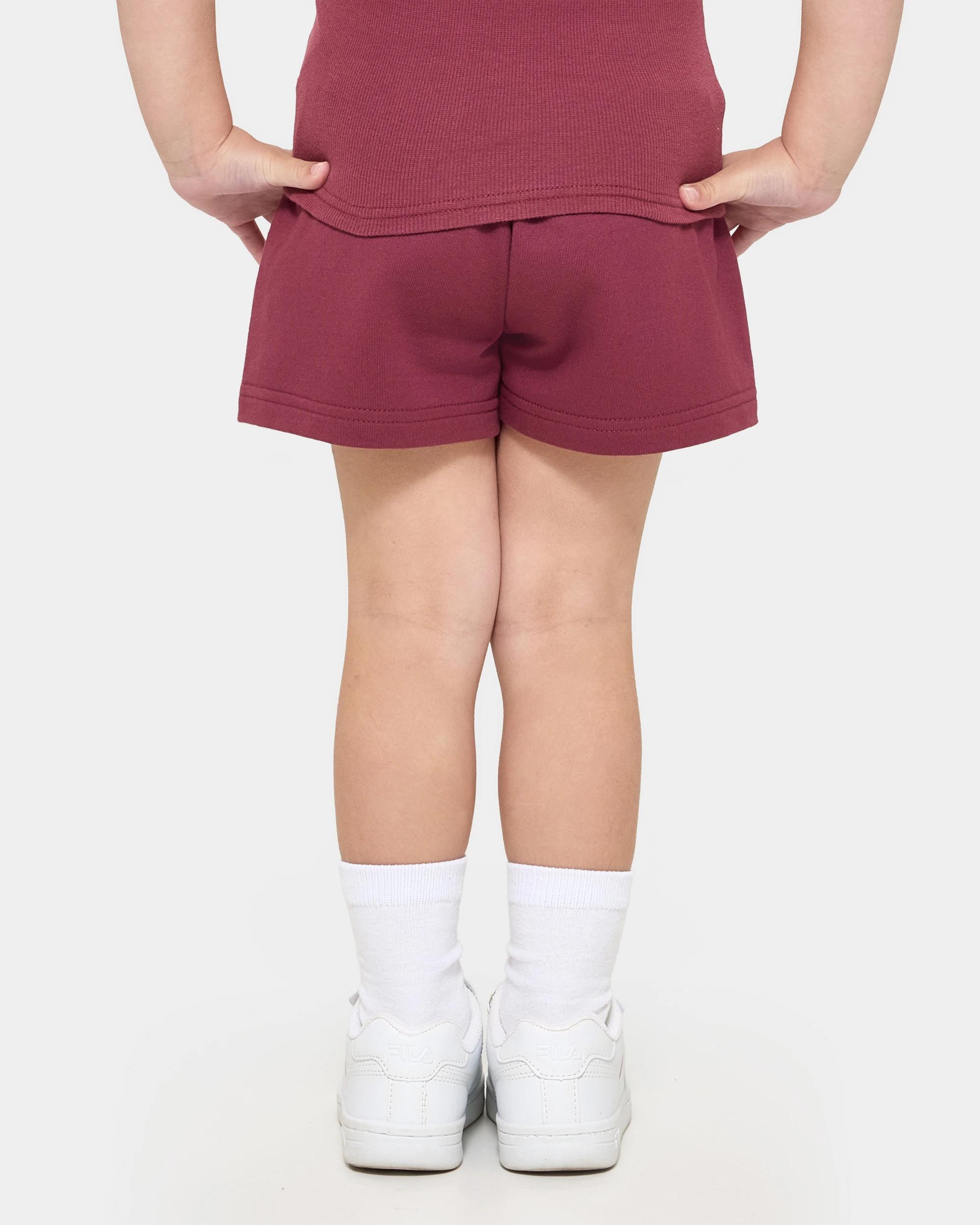 3 Aria Shorts- Fila BURGUNDY, 3 of 6