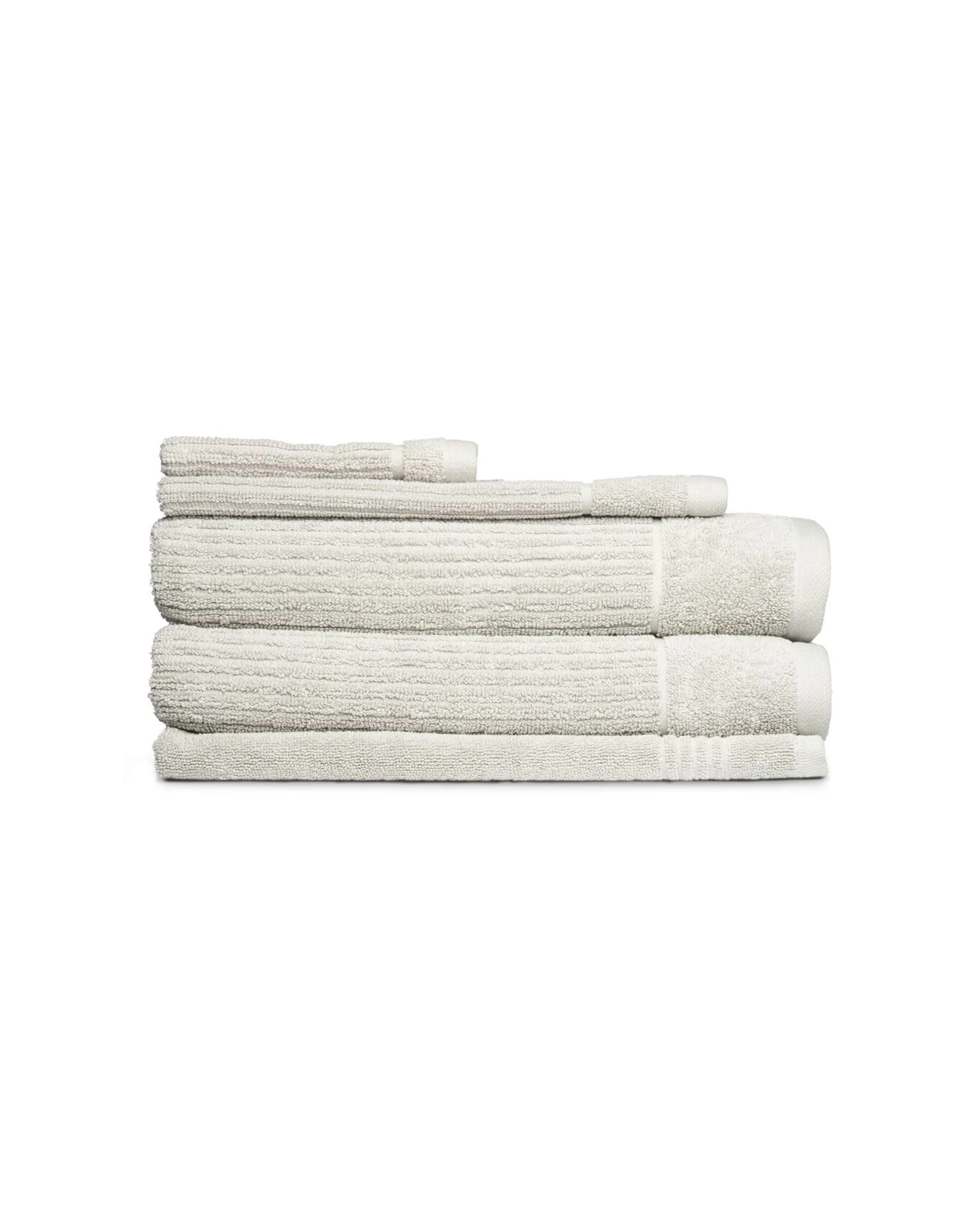 1 Sheraton Luxury 5 Piece Cotton Towel Set Including Bath Hand Face Towels - Soho Collection
 - Grey, 1 of 4