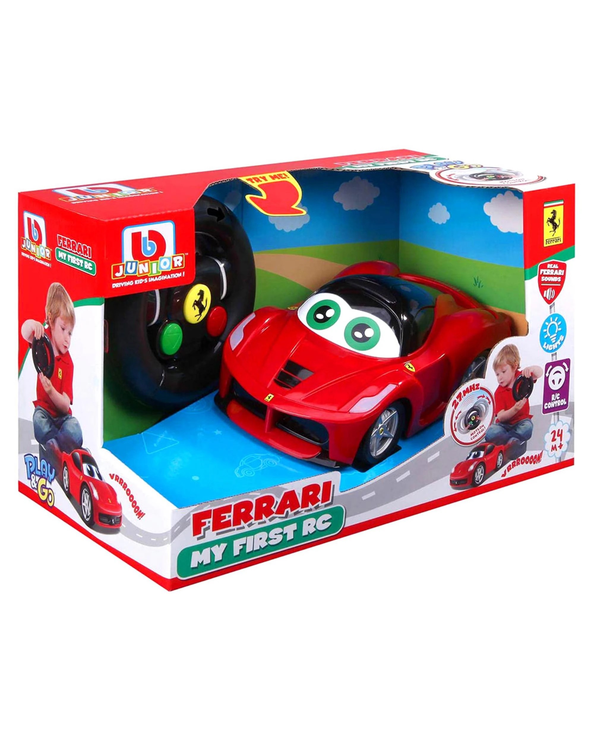 1 My First RC Ferrari LaFerrari Light and Sound - Green Eyes, 1 of 1
