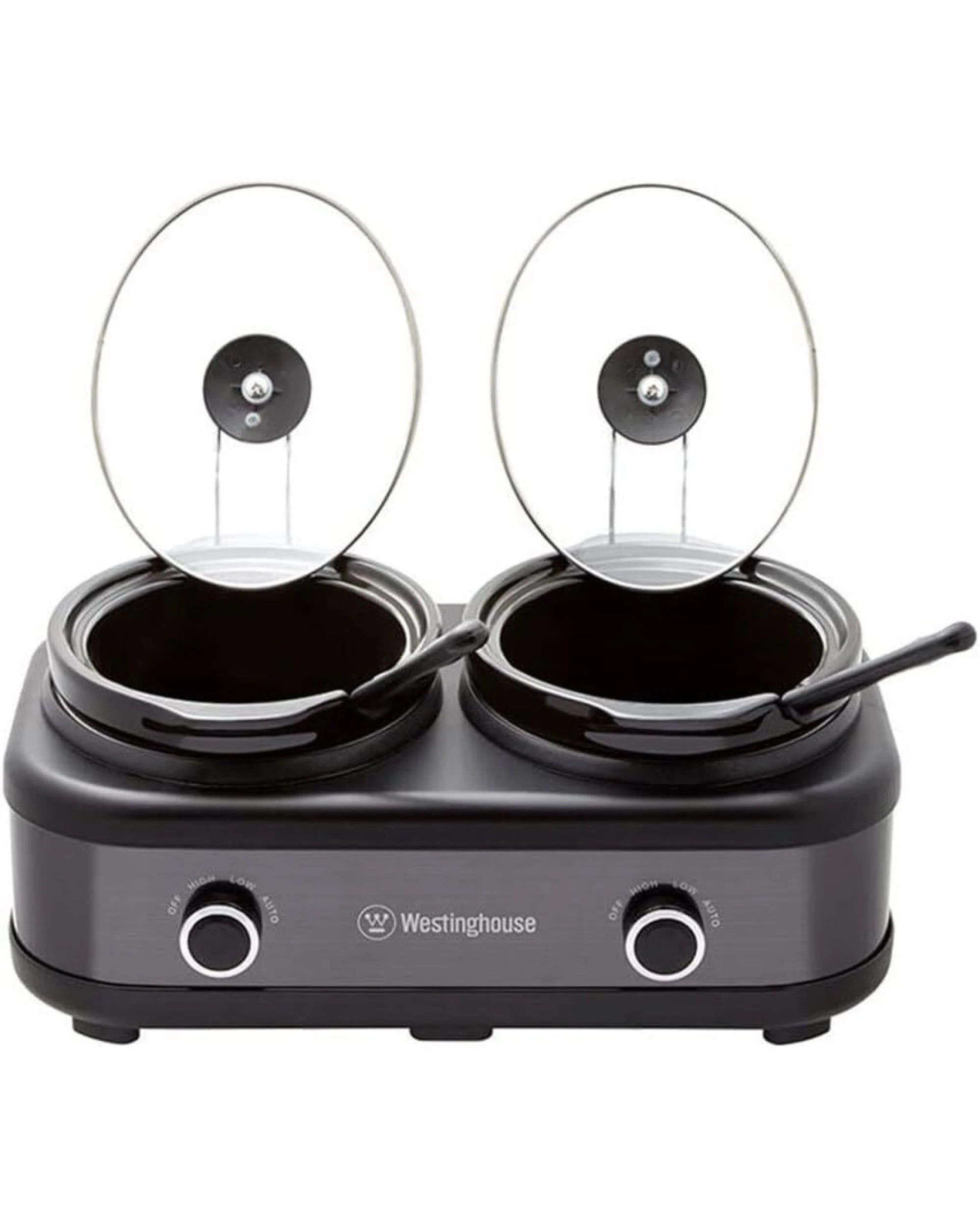 5 Westinghouse 2-Pot Slow Cooker with Stainless Steel Design, 5 of 6