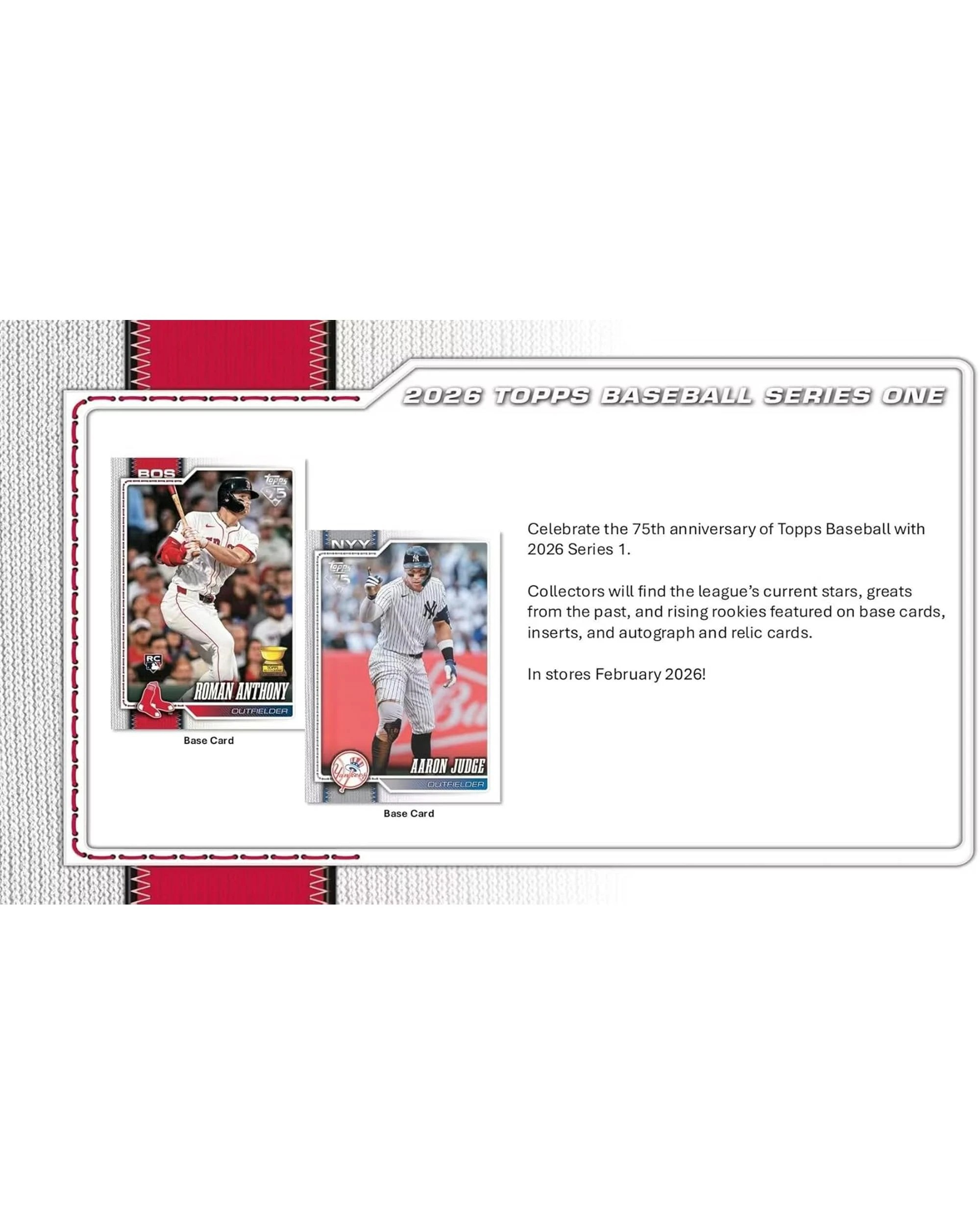 2 Topps 2026 MLB Series 1 Baseball Mega Box, 2 of 9