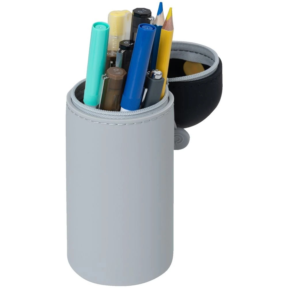 2 PuniLabo Single Zip Stand Up Silicone Pencil Case Penguin, 2 of 4