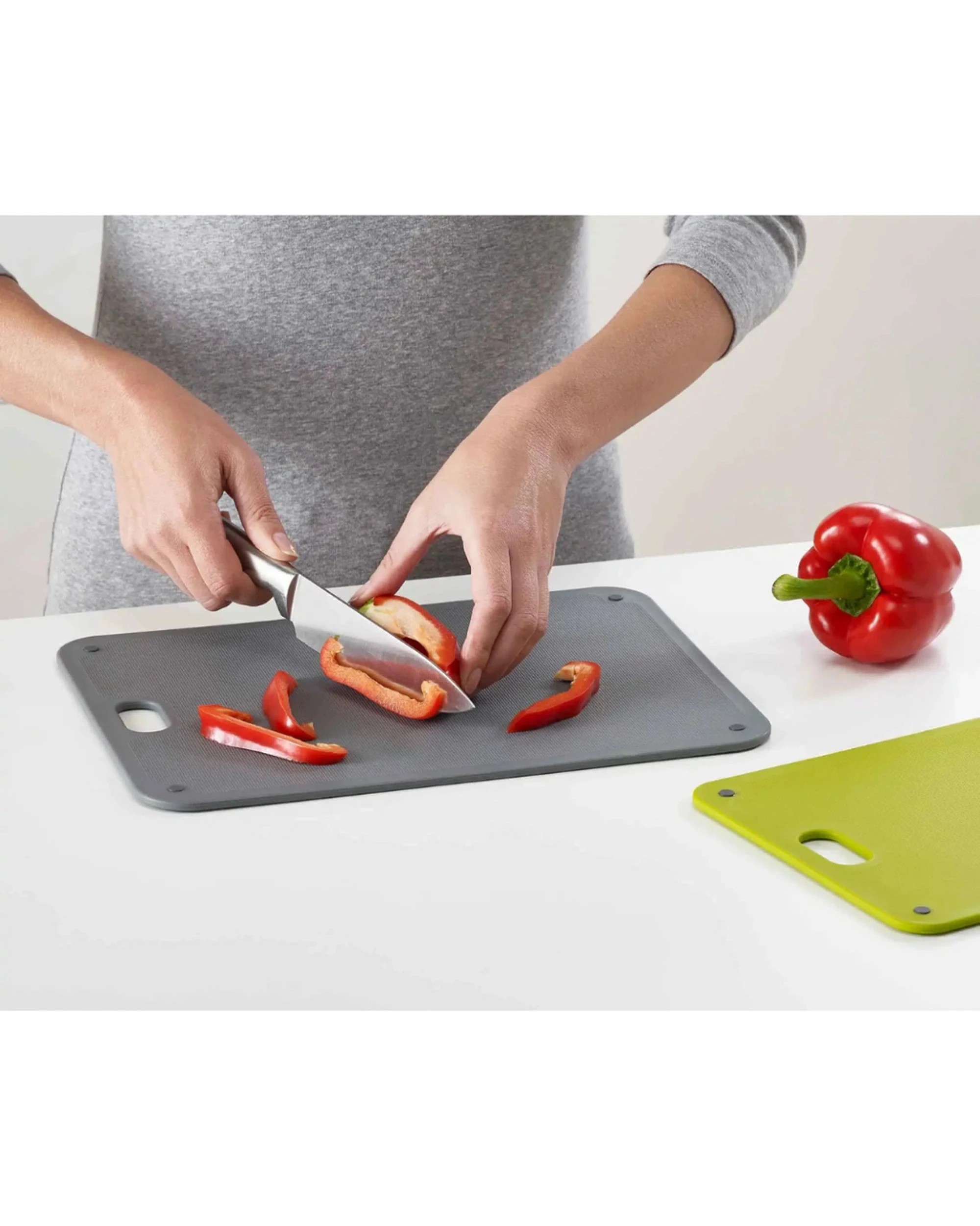 2 Joseph Joseph DoorStore 2pcs Chopping Board Set Cutting w/ Storage Case, 2 of 6