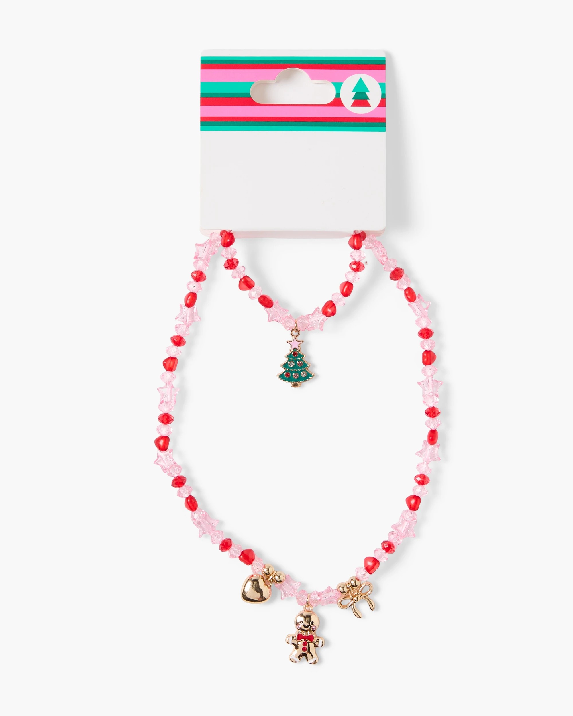 4 2 Pack Christmas Necklace and Bracelet Set, 4 of 4