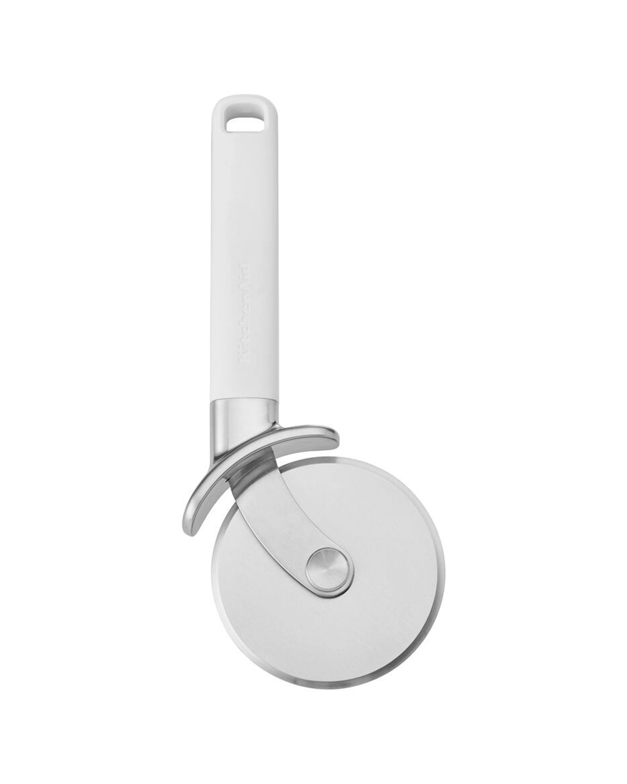 3 KitchenAid 2PK Classic Metal Pizza Wheel Cutter Finger Guard Ergonomic Handle Kitchen Utensil - White, 3 of 6