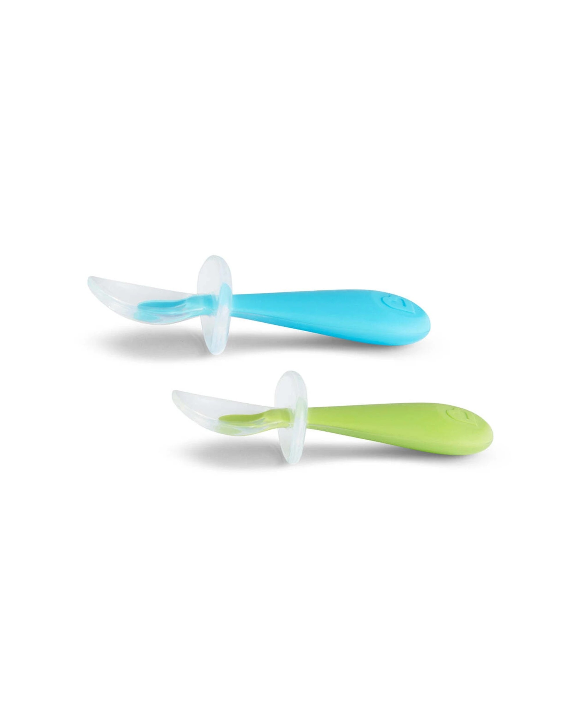 2 Munchkin Gentle Scoop Silicone Training Spoons 2 Pack Choke Guard 6 Months - Multi, 2 of 5