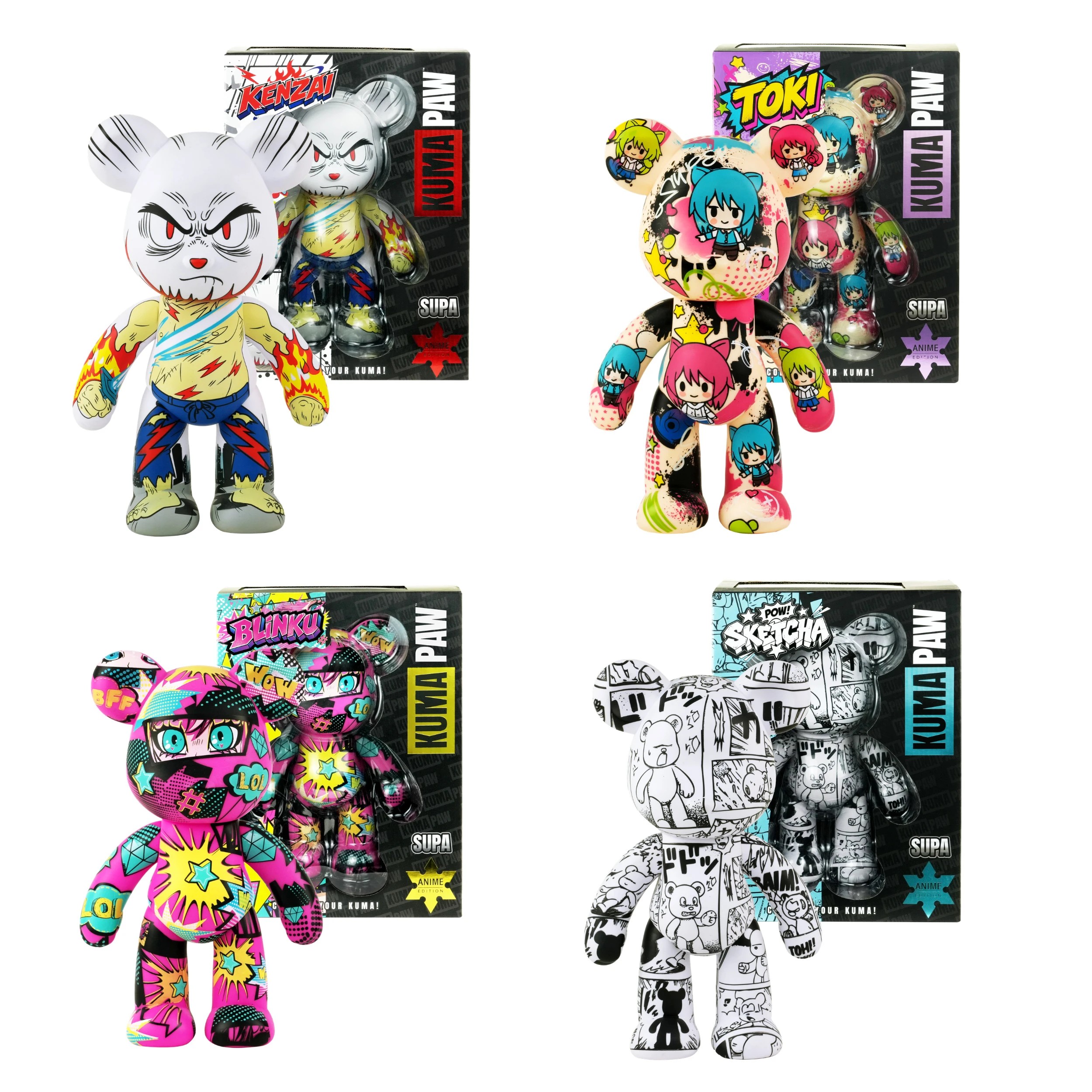 Kuma Paw 9.5in. Anime - Assorted - Kmart NZ