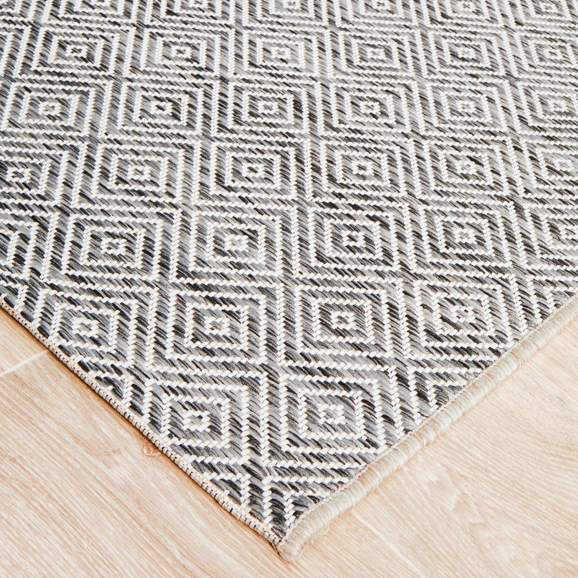 5 Common Ground Rugs Portico 5500 230x160cm - Medium Outdoor Rug - Grey, 5 of 9