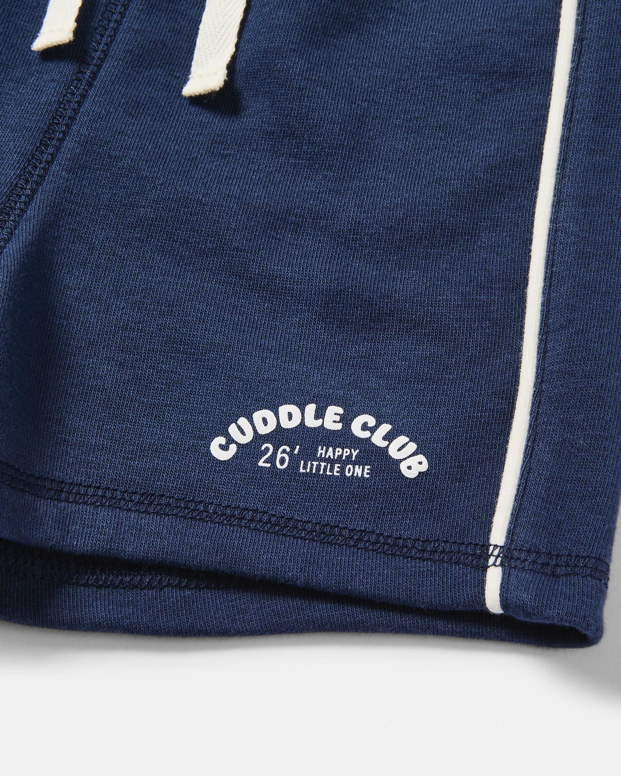 4 Sporty Terry Shorts Nvy Cdle, 4 of 4