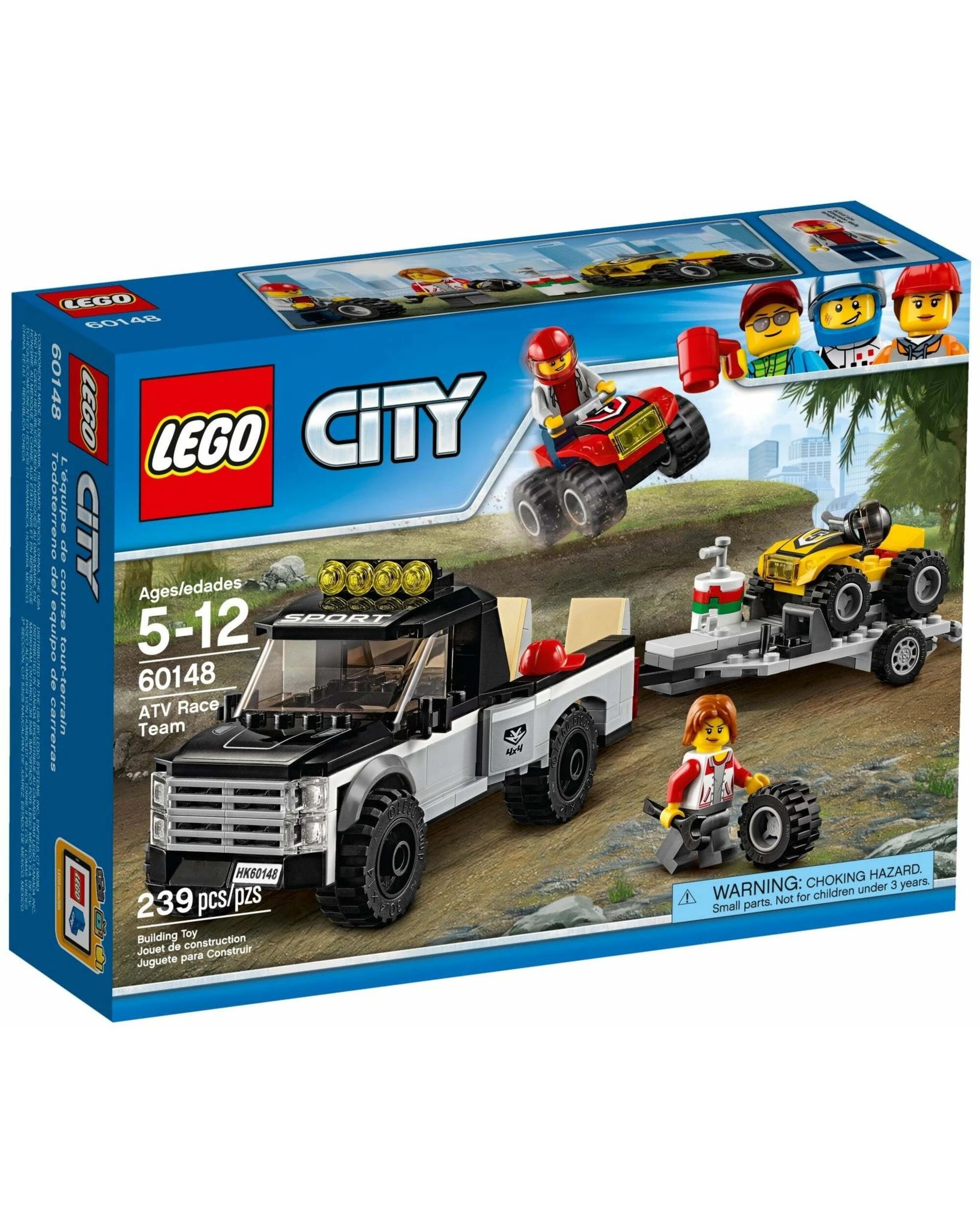 1 LEGO 60148 ATV Race Team: Truck, Trailer & 2 ATVs, 1 of 5