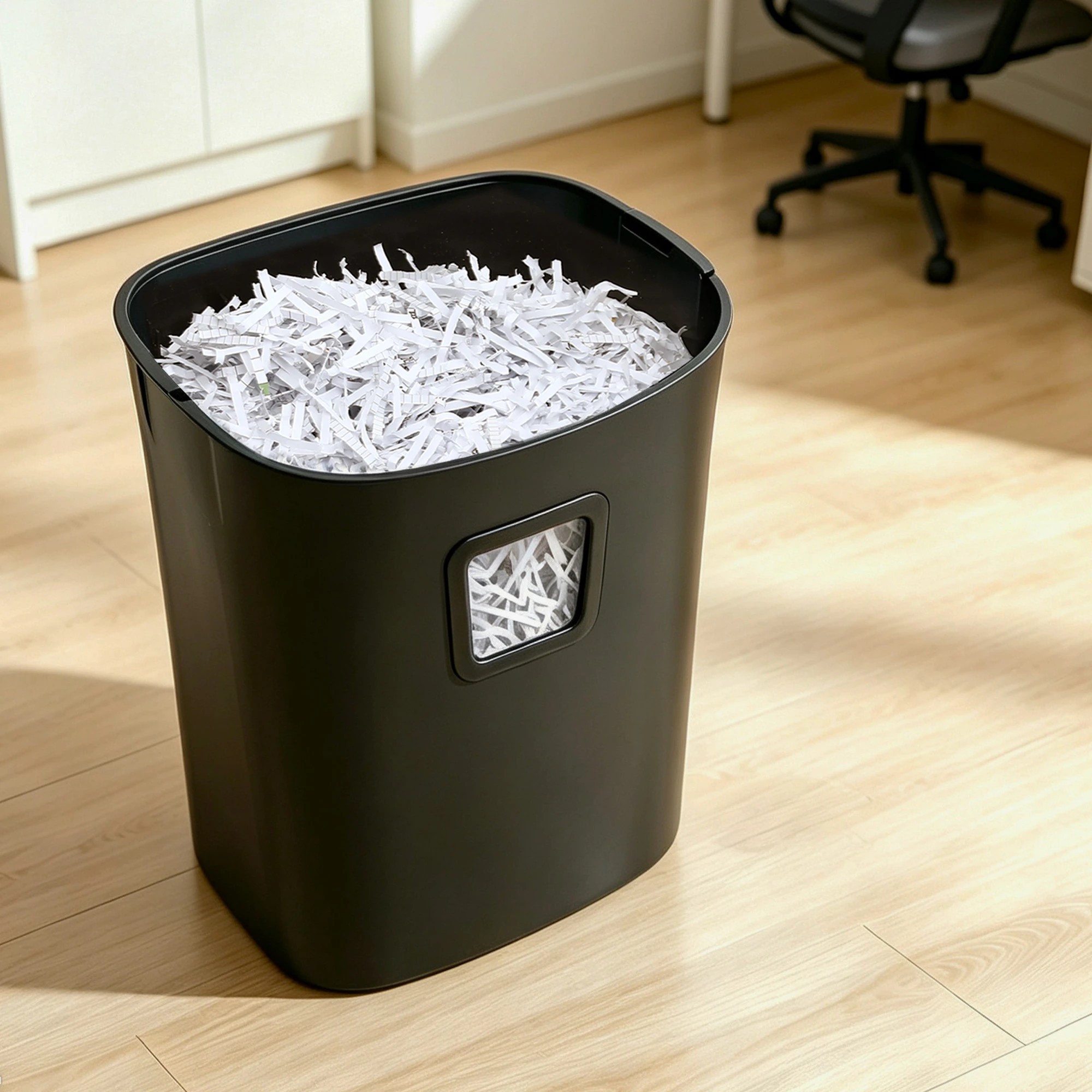 8 Devanti 25L Paper Shredder 14 Sheet P4 Cross Cut for Home Office - Black, 8 of 10