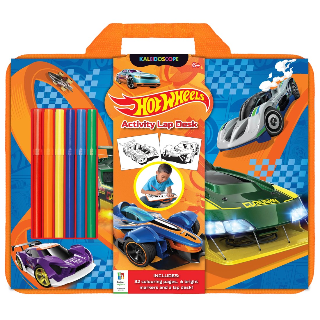 1 Kaleidoscope Hot Wheels Activity Lap Desk - Book, 1 of 6
